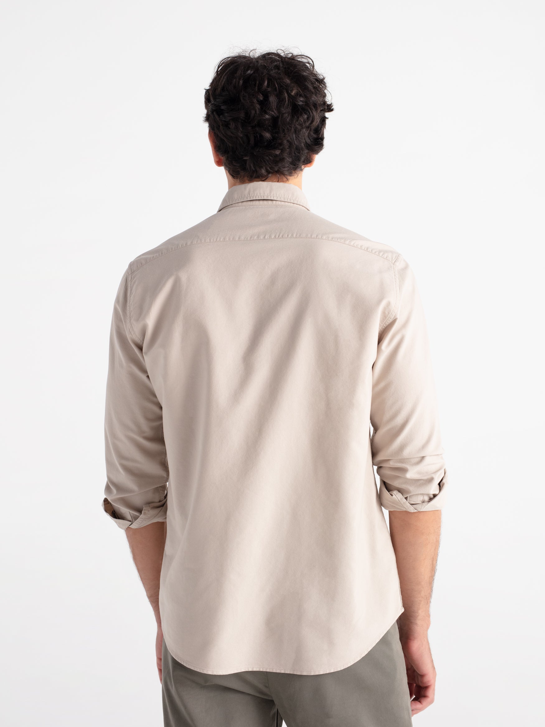 Camisa slim fit oxford algodón