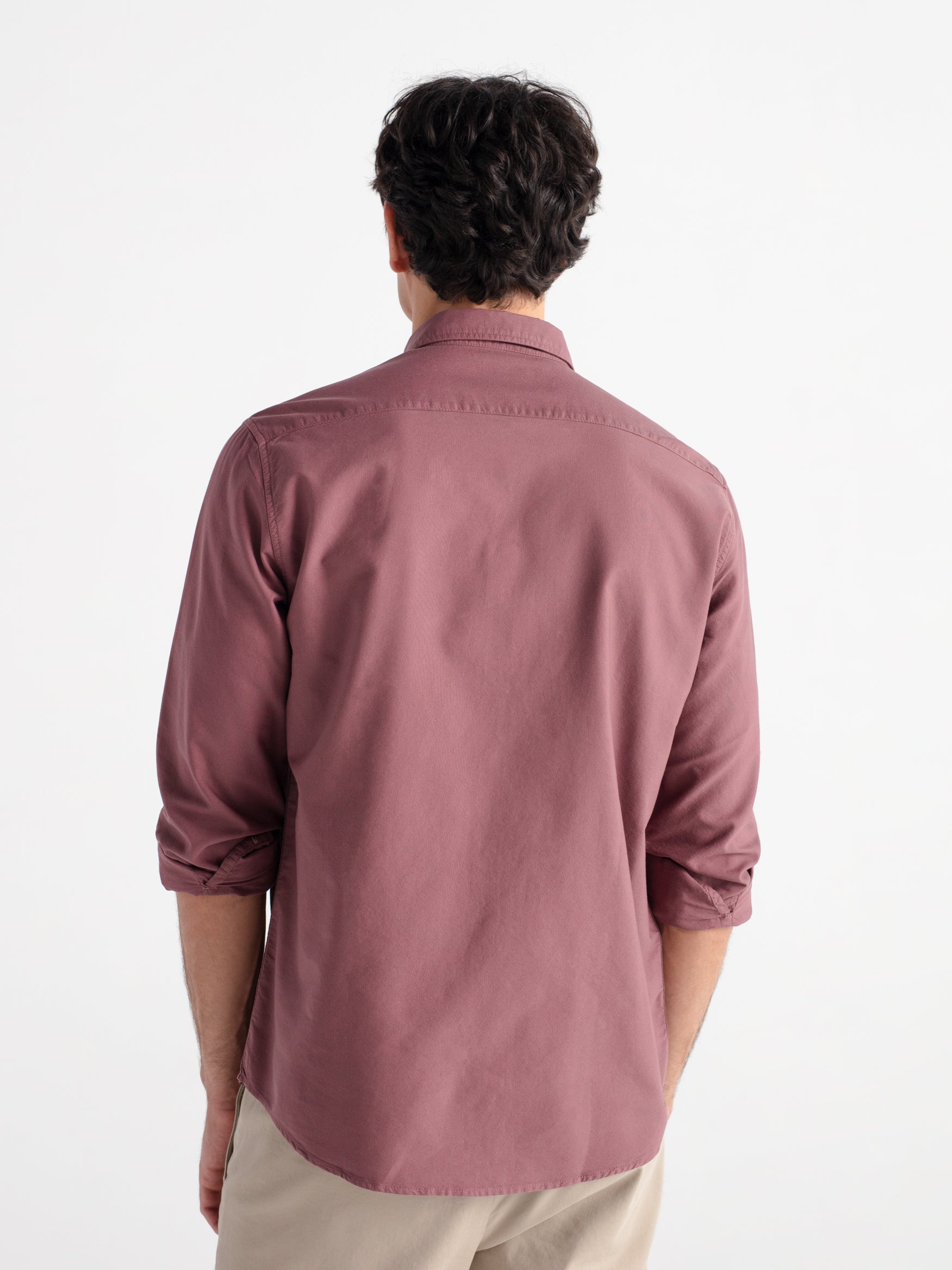 Camisa slim fit oxford algodón