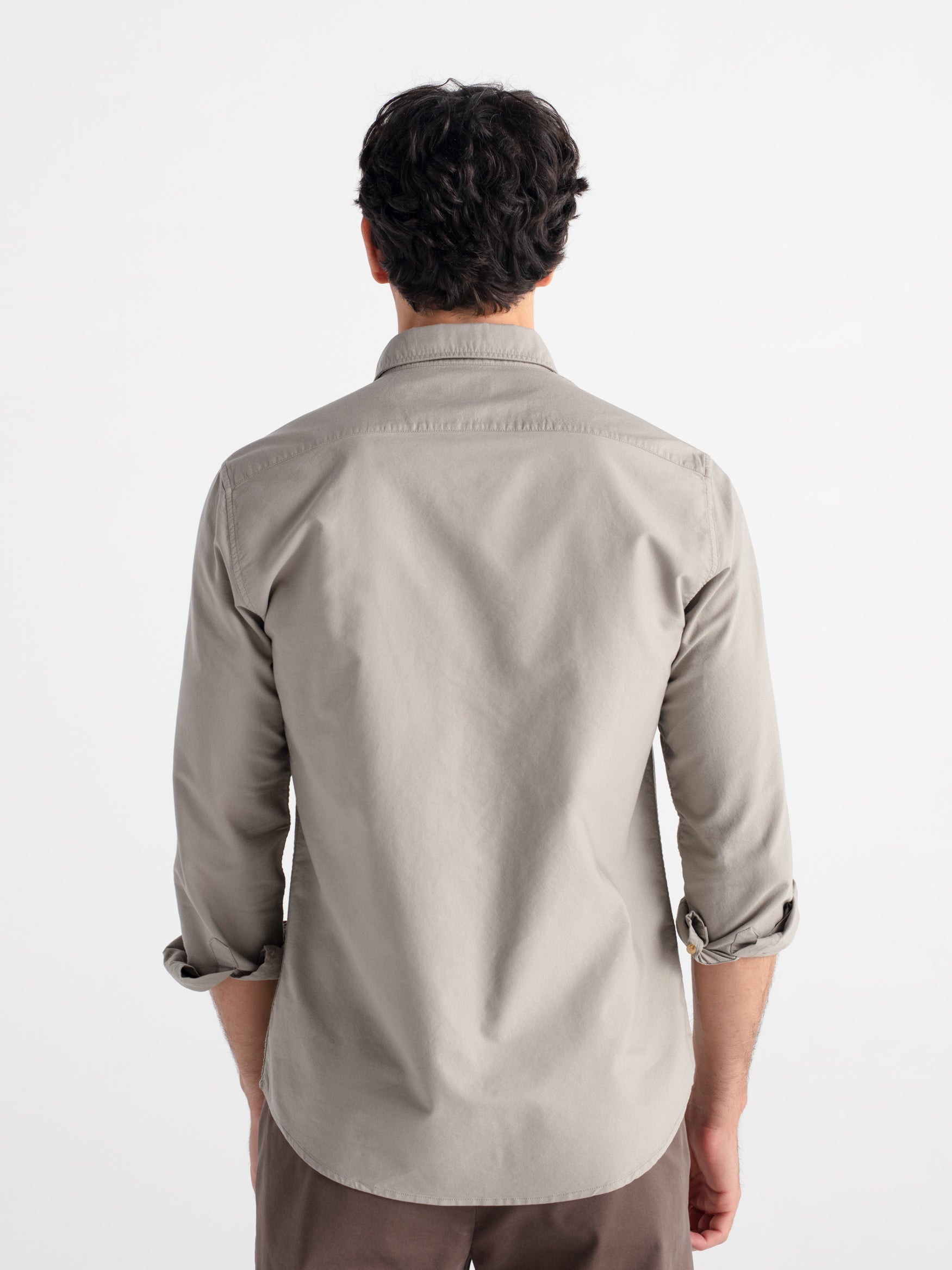 Camisa slim fit oxford algodón