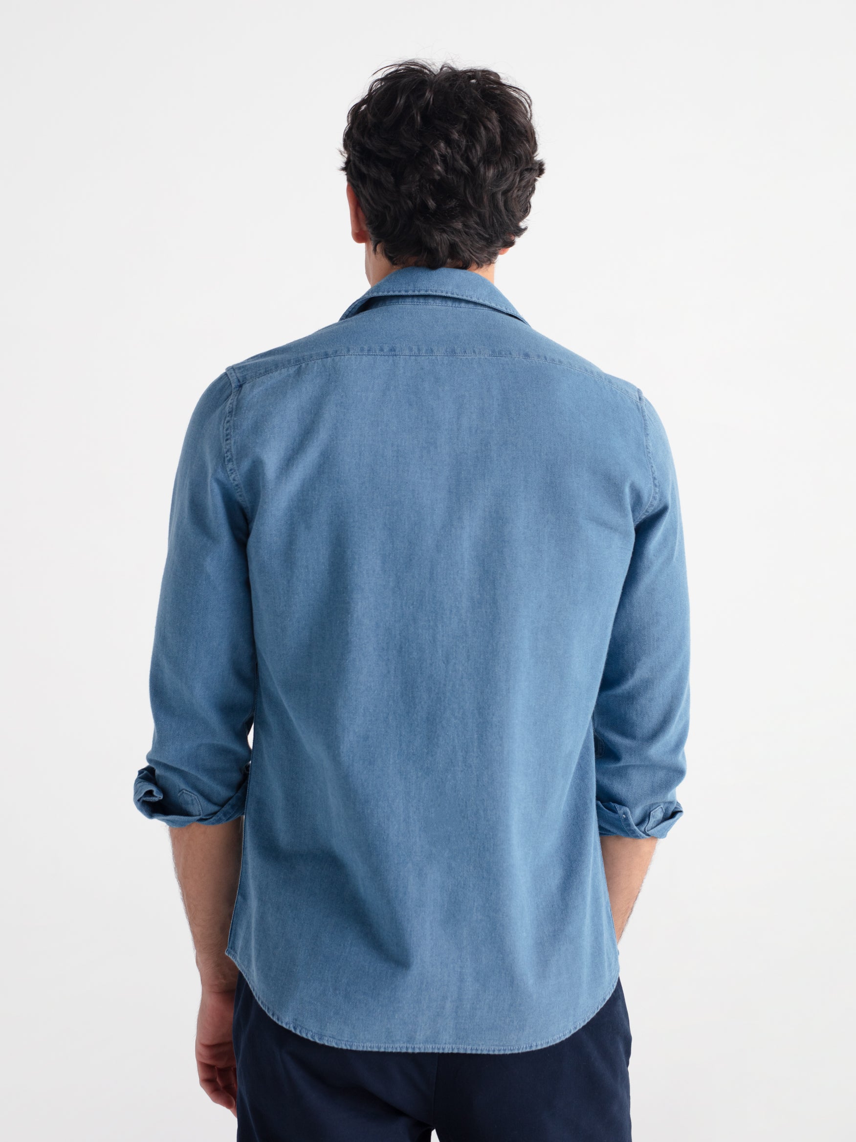 Camisa estructura denim