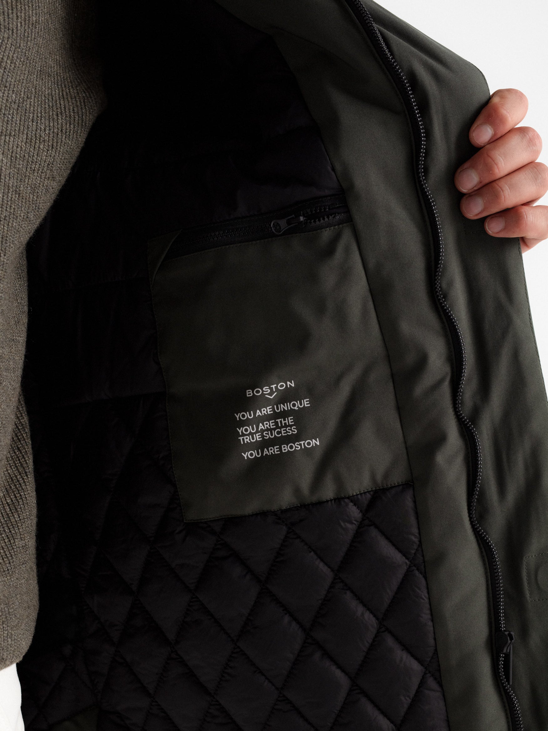 Parka acolchada gruesa