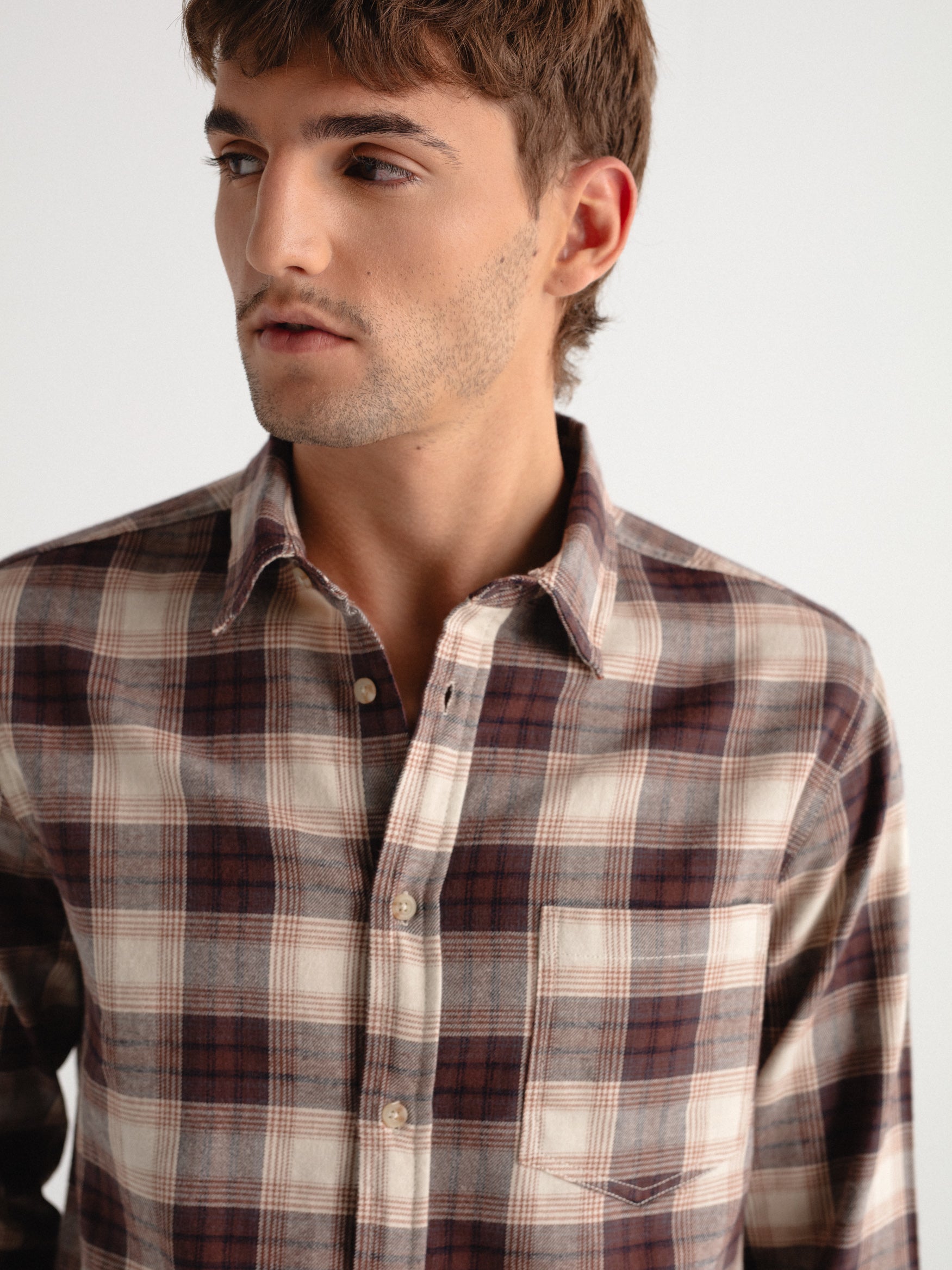 Camisa regular fit cuadros