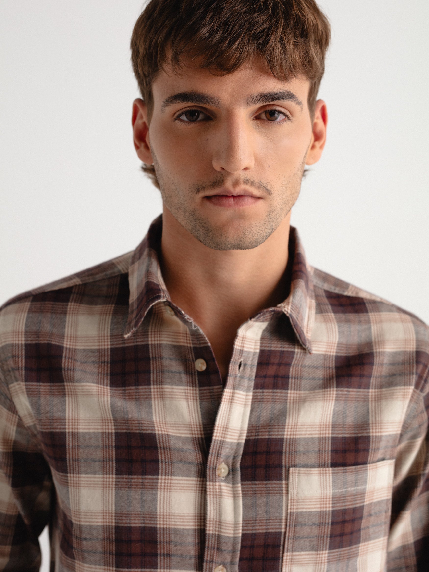 Camisa regular fit cuadros