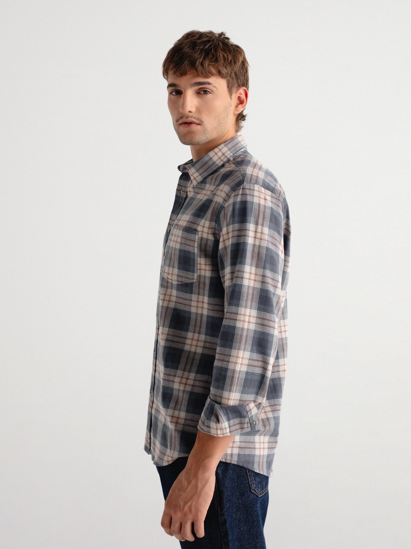 Camisa regular fit cuadros