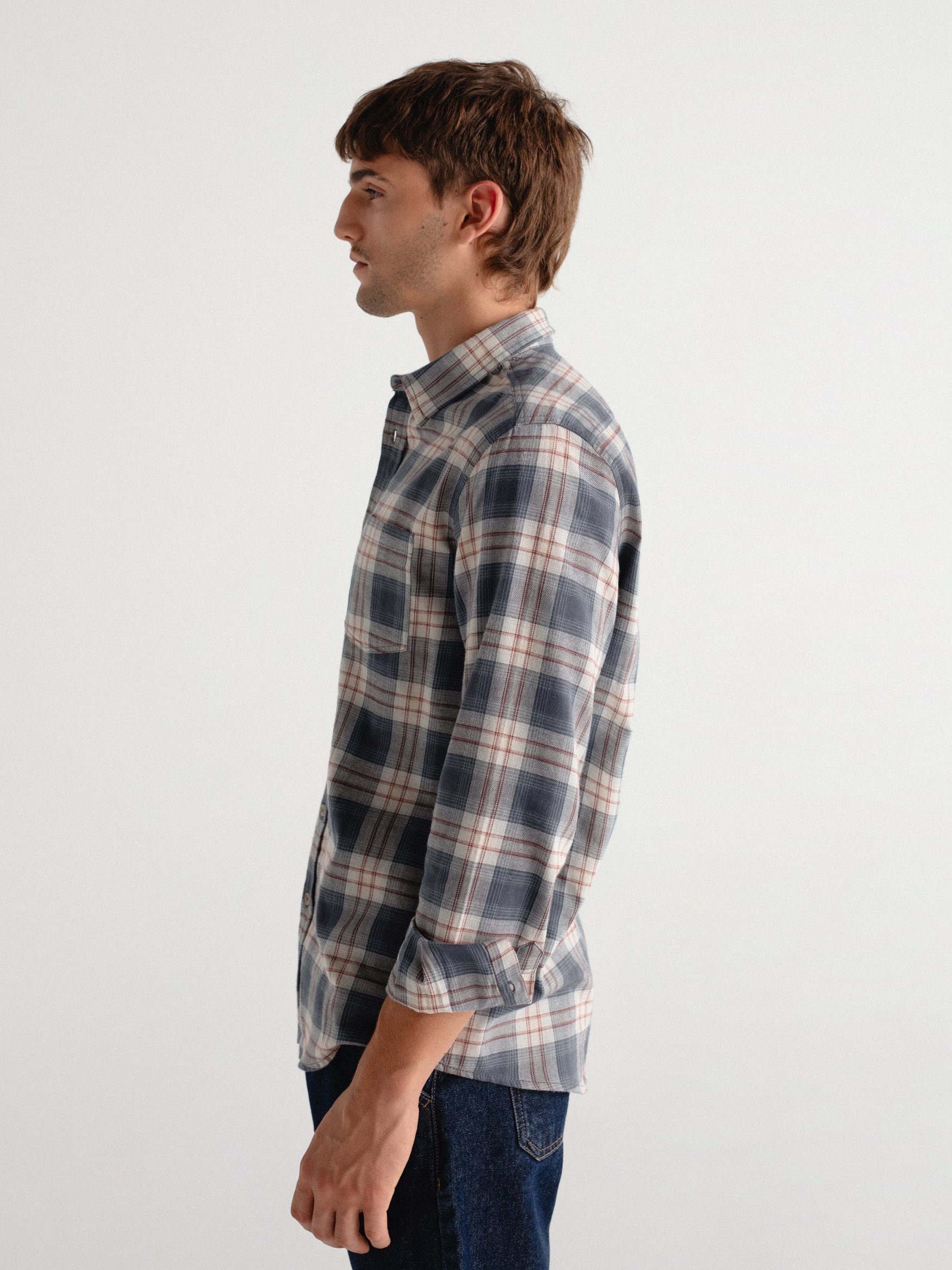 Camisa regular fit cuadros