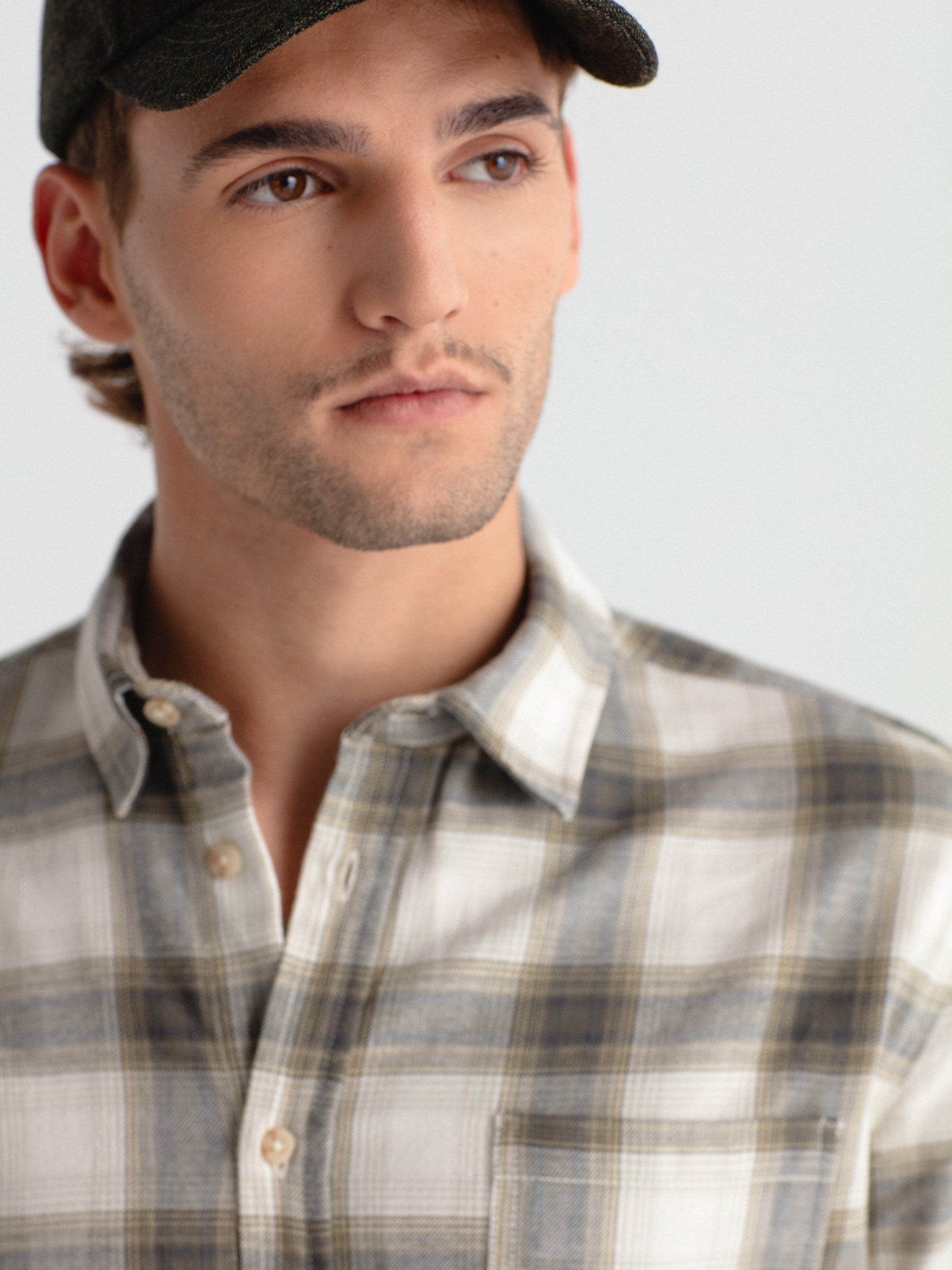 Camisa regular fit cuadros