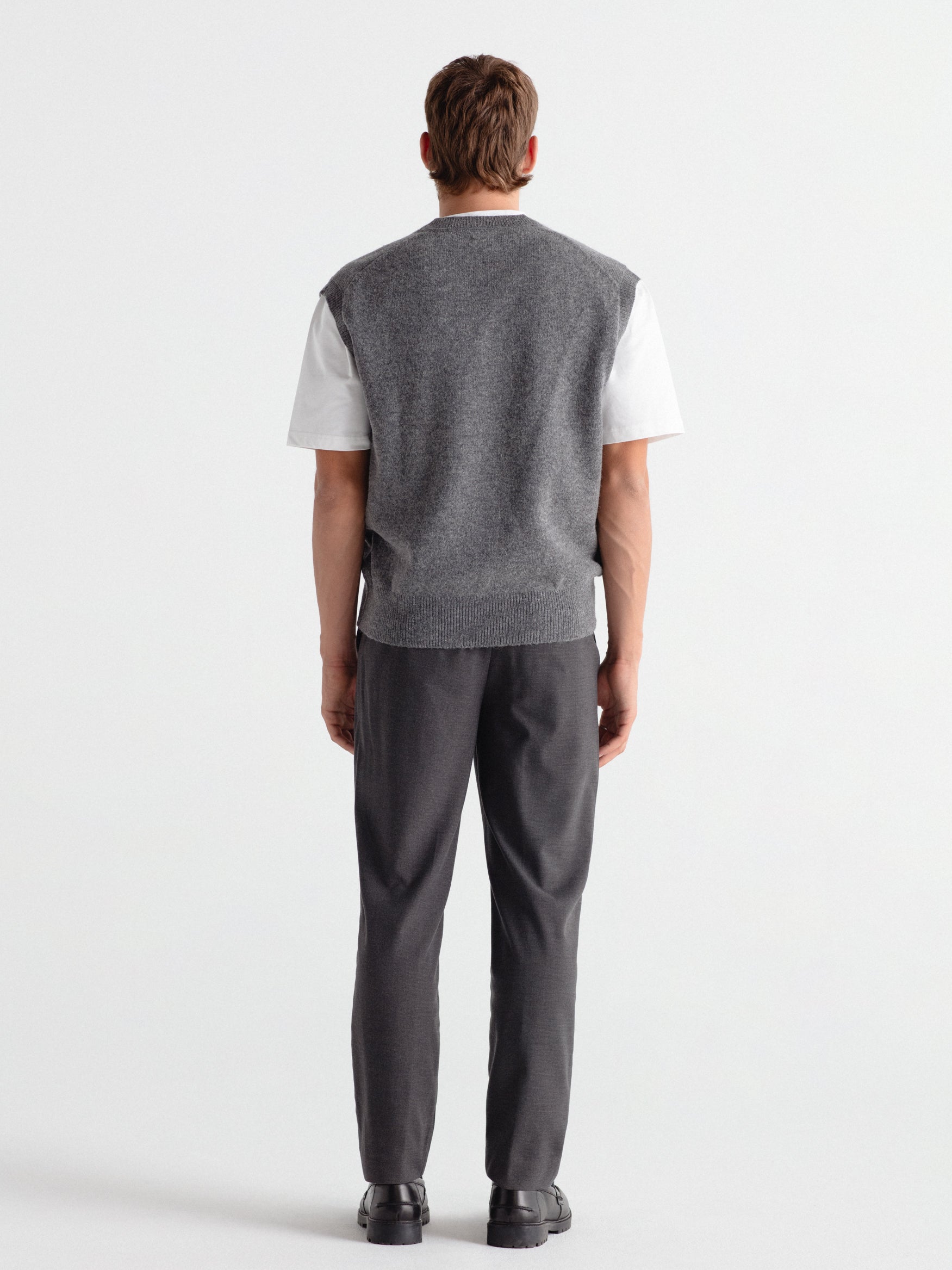 Pantalón smart falso liso