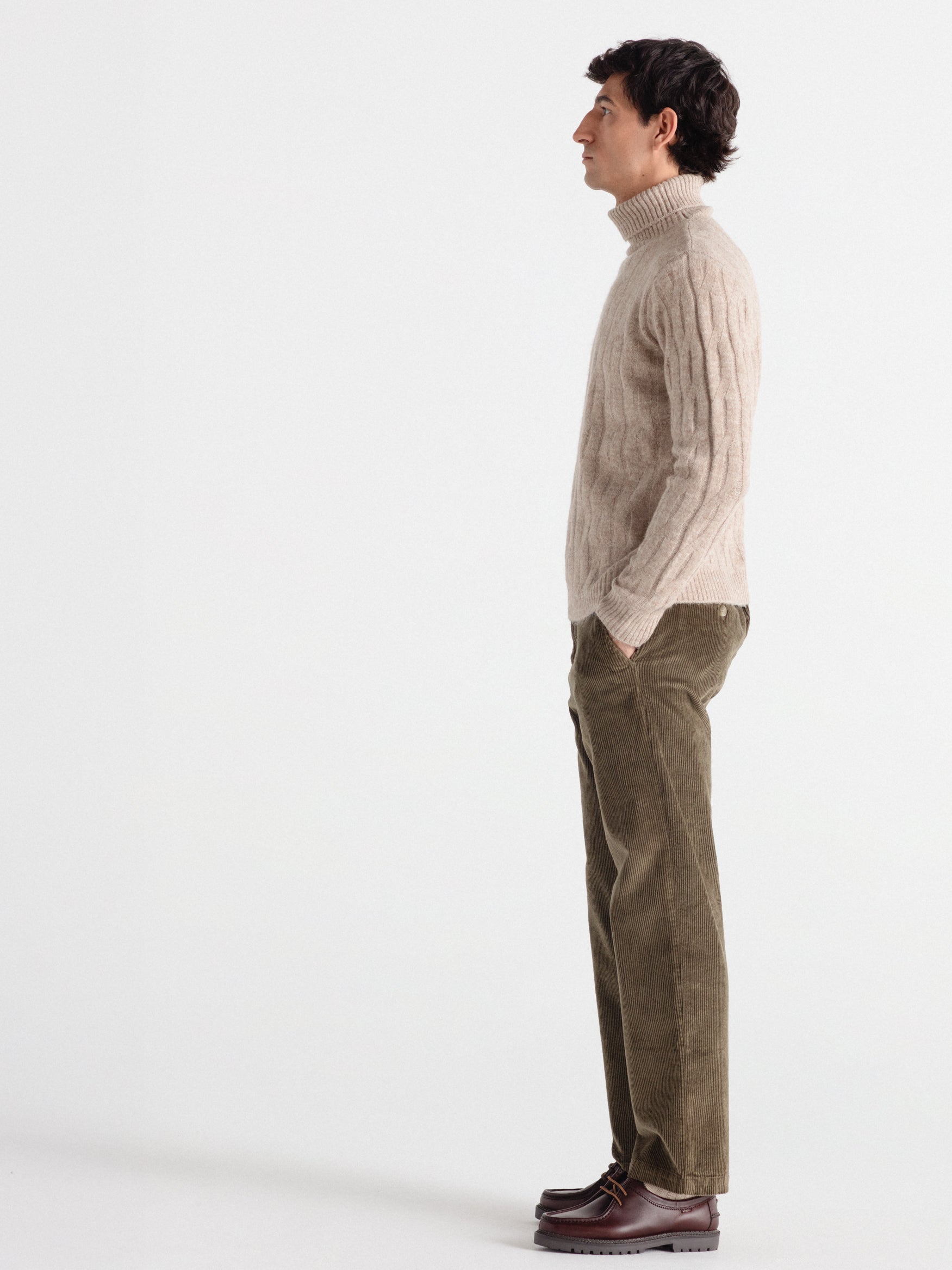 Pantalón de pana recto