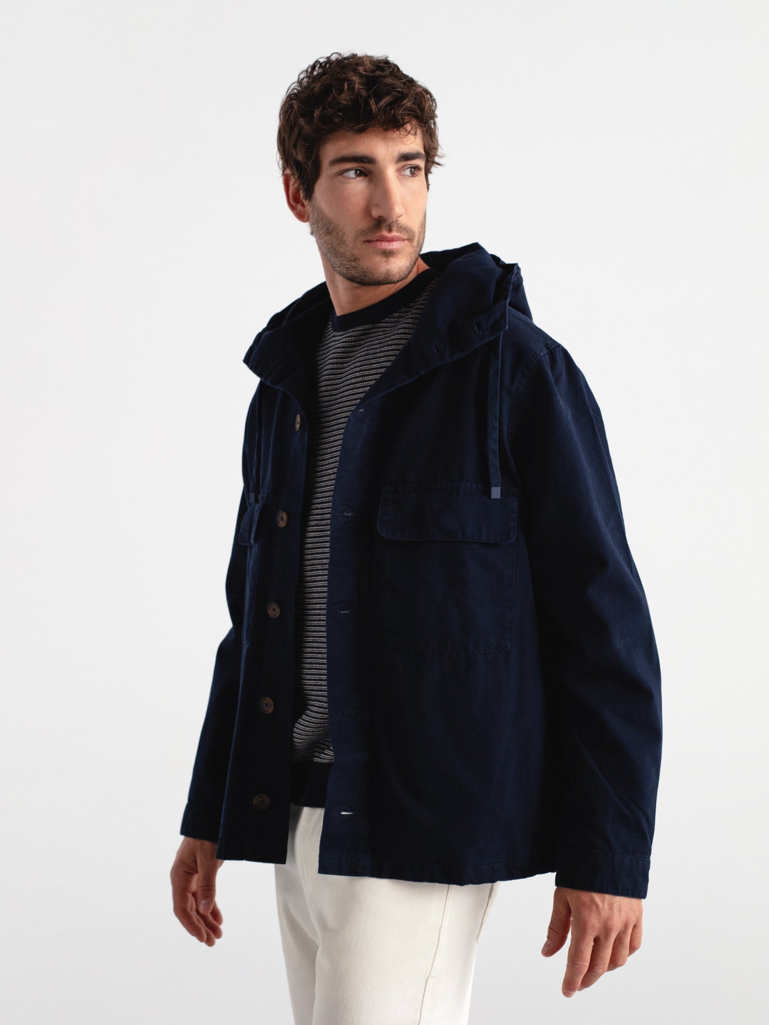 Cazadora worker capucha