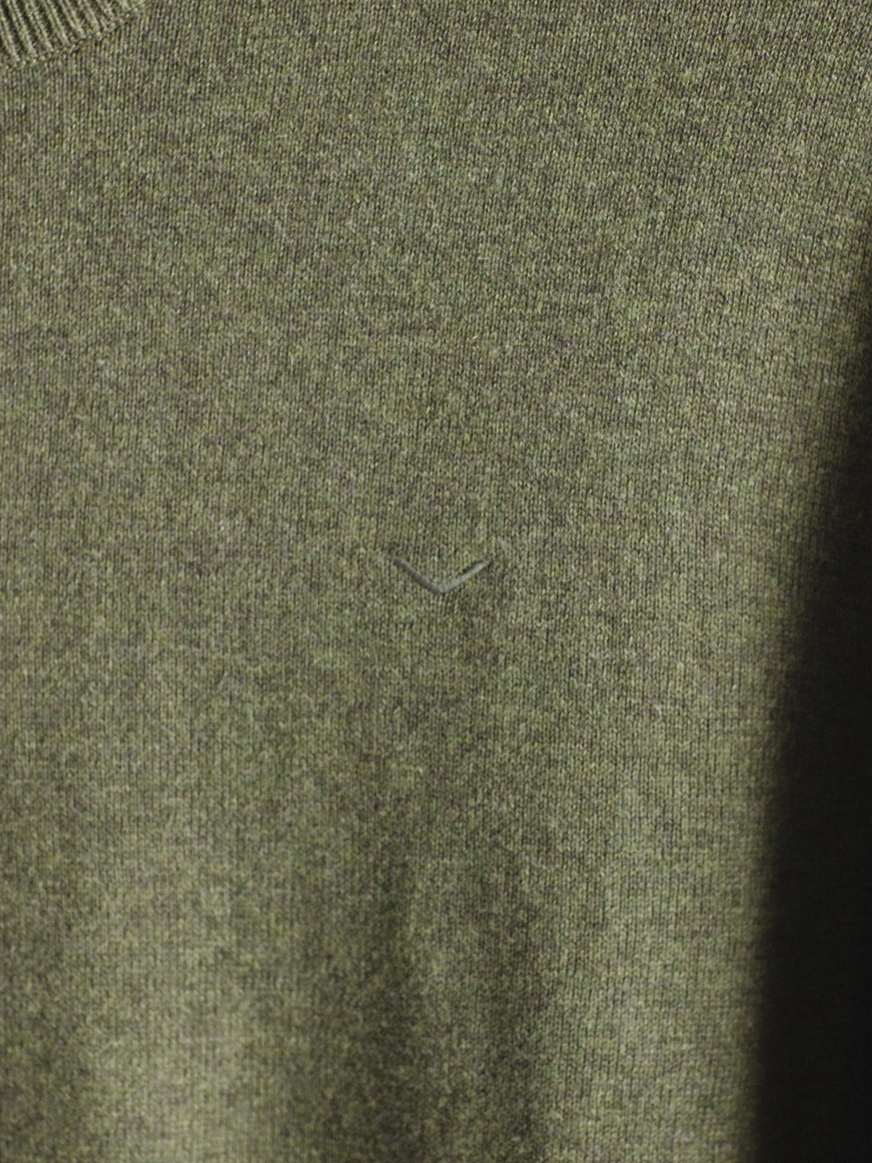 Jersey con cashmere cuello caja