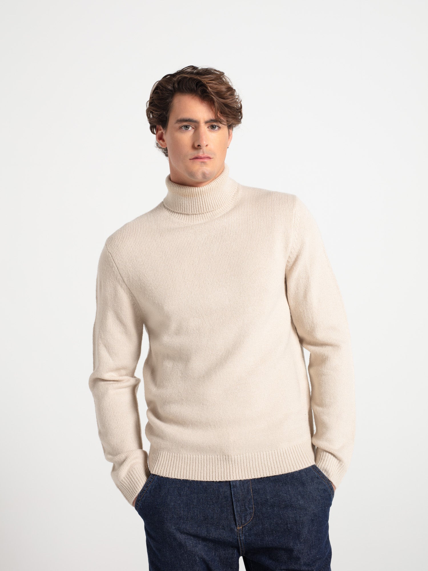 Jersey lana cuello alto