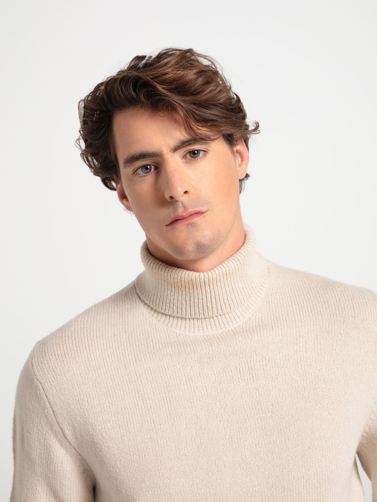 Jersey lana cuello alto