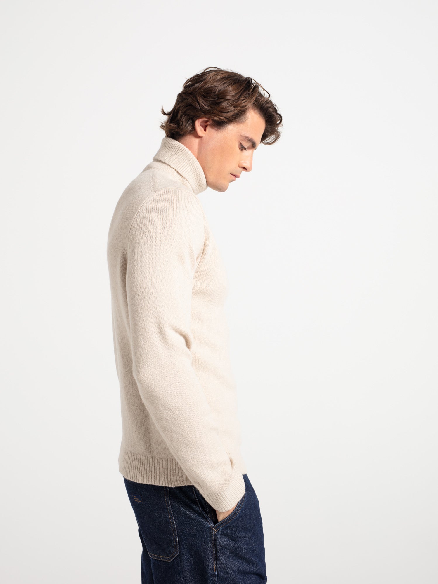 Jersey lana cuello alto