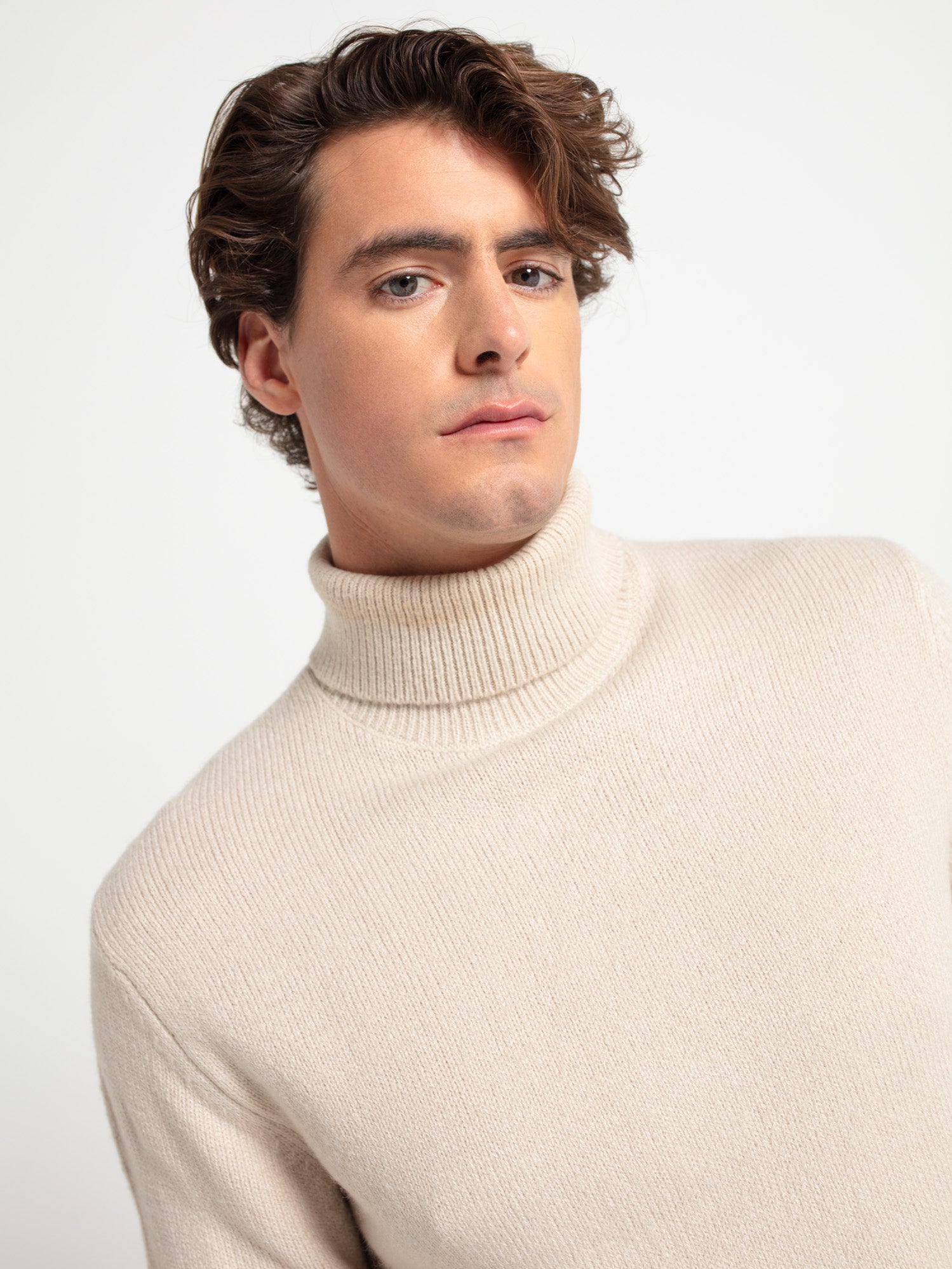 Jersey lana cuello alto