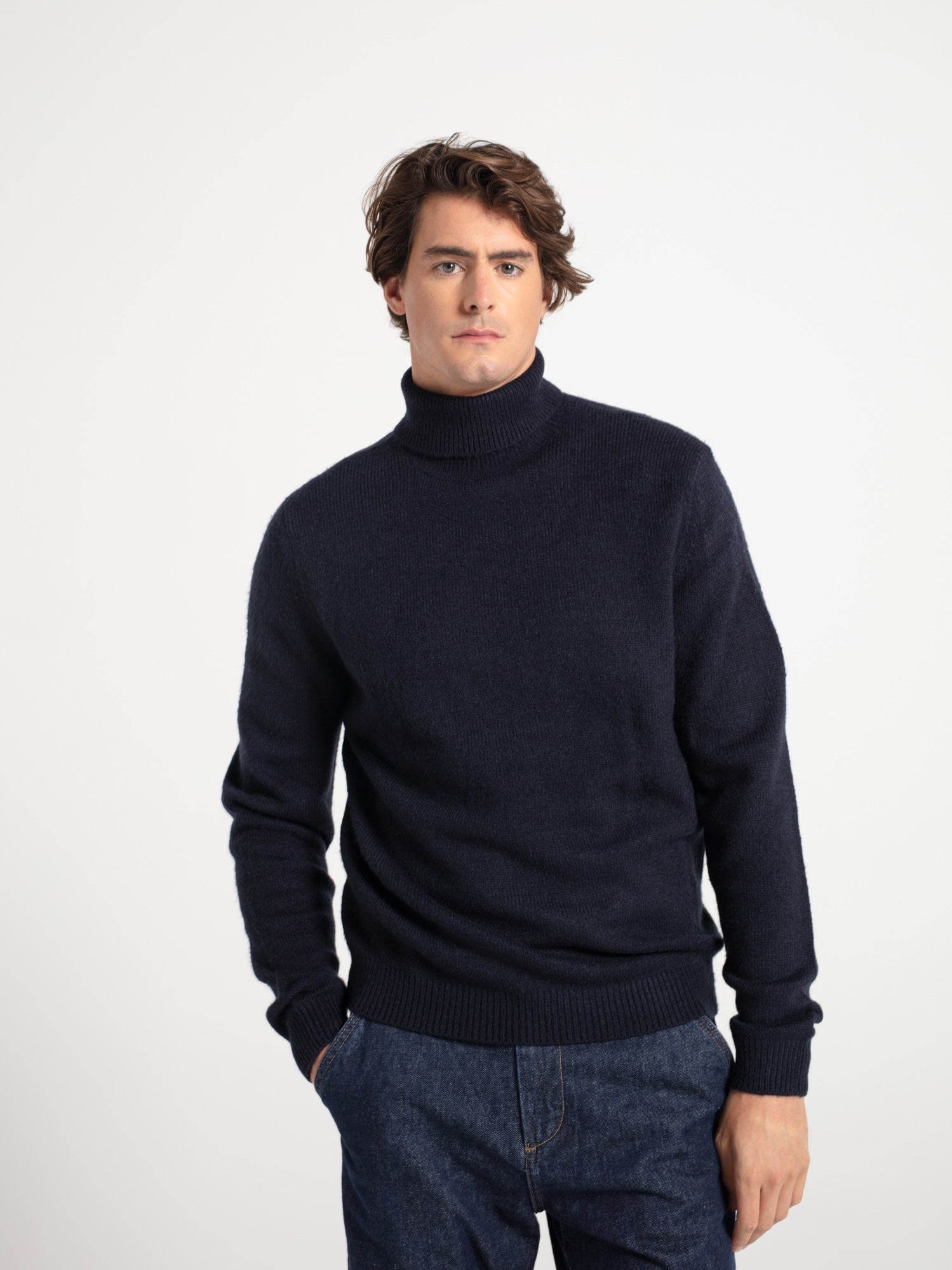 Jersey lana cuello alto