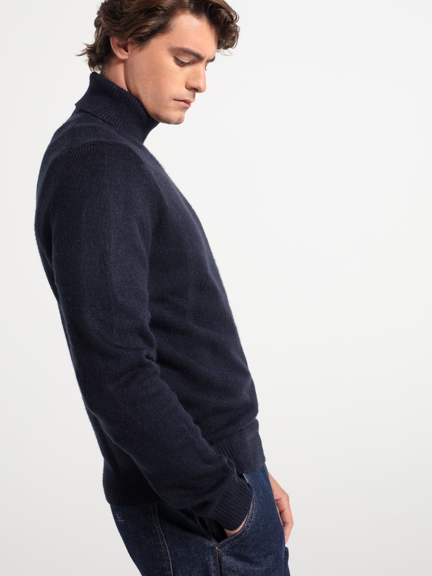 Jersey lana cuello alto