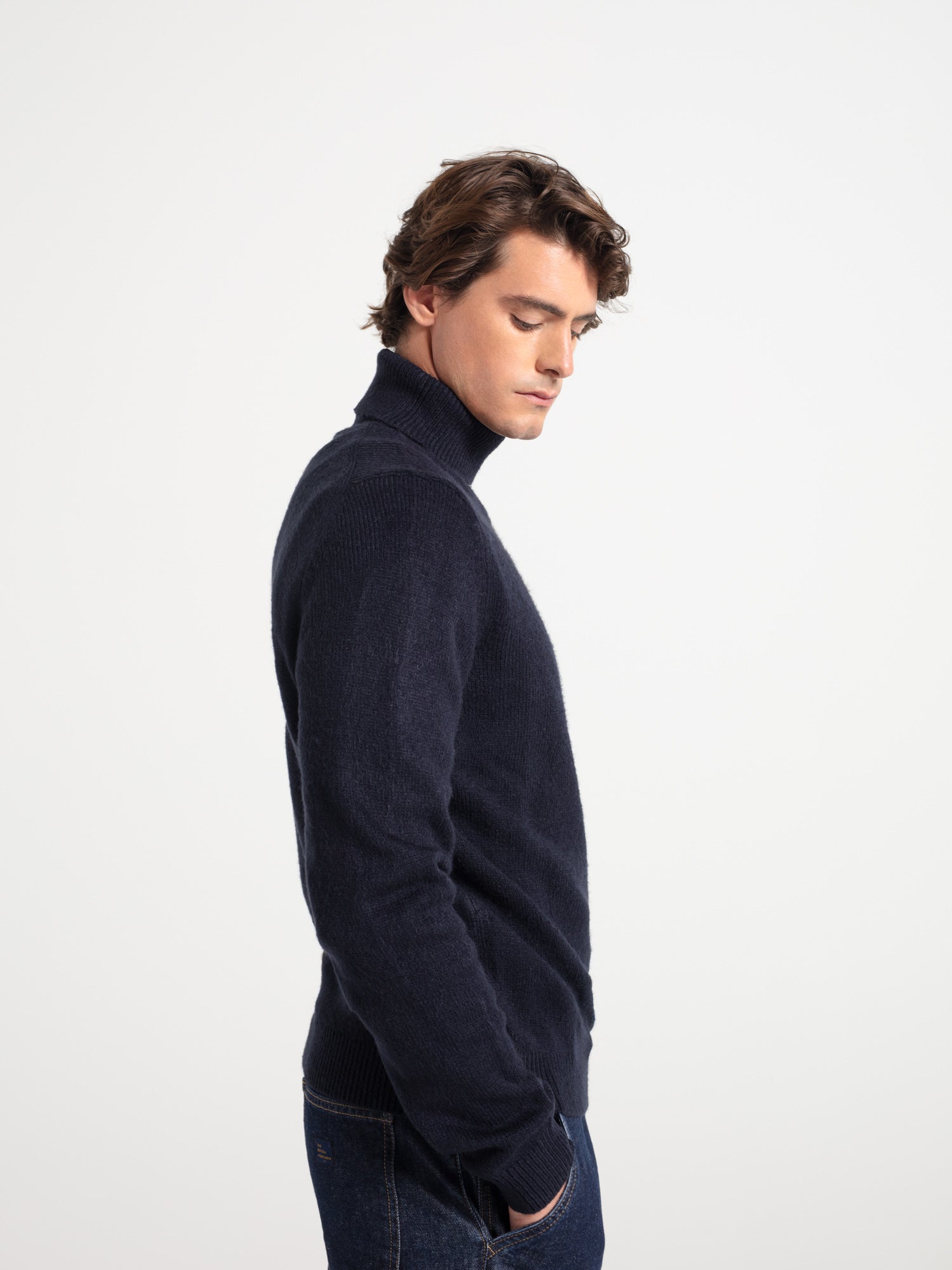 Jersey lana cuello alto