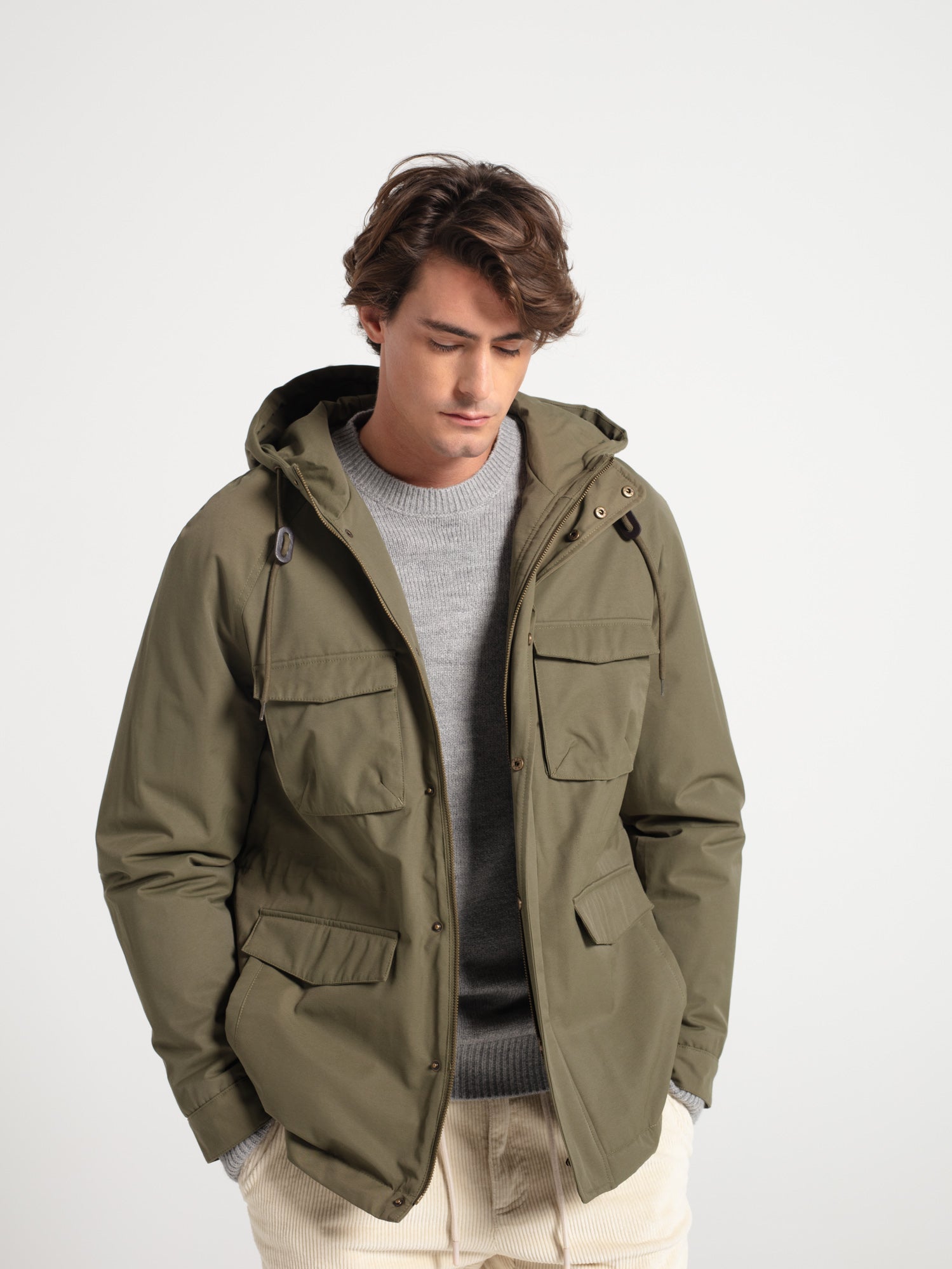 Chaquetón worker capucha