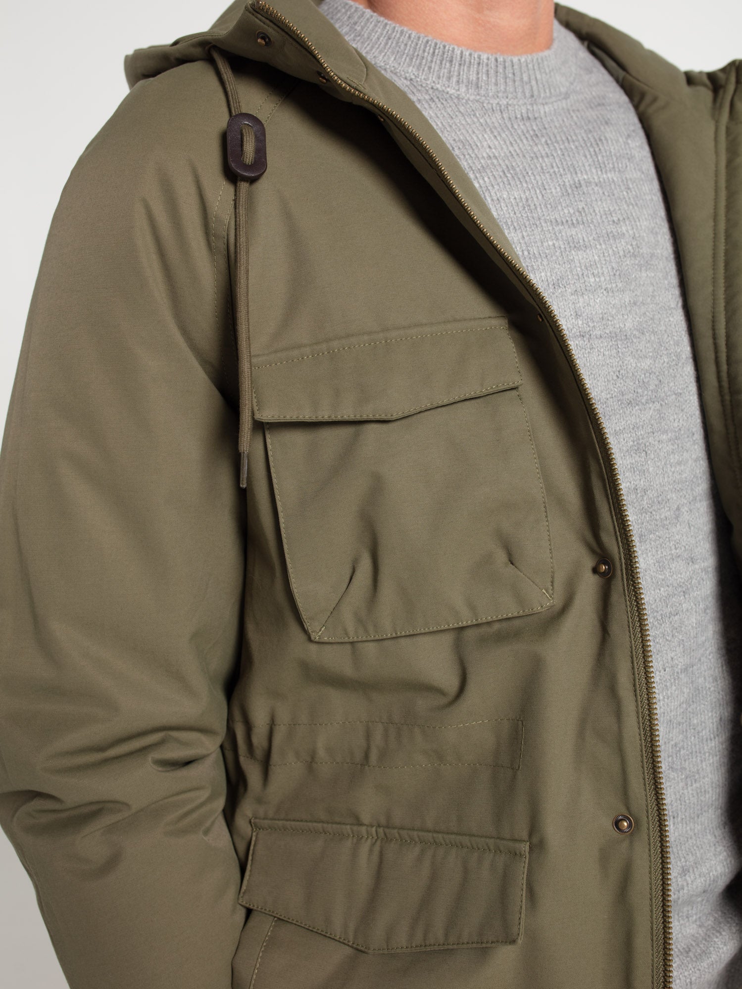 Chaquetón worker capucha