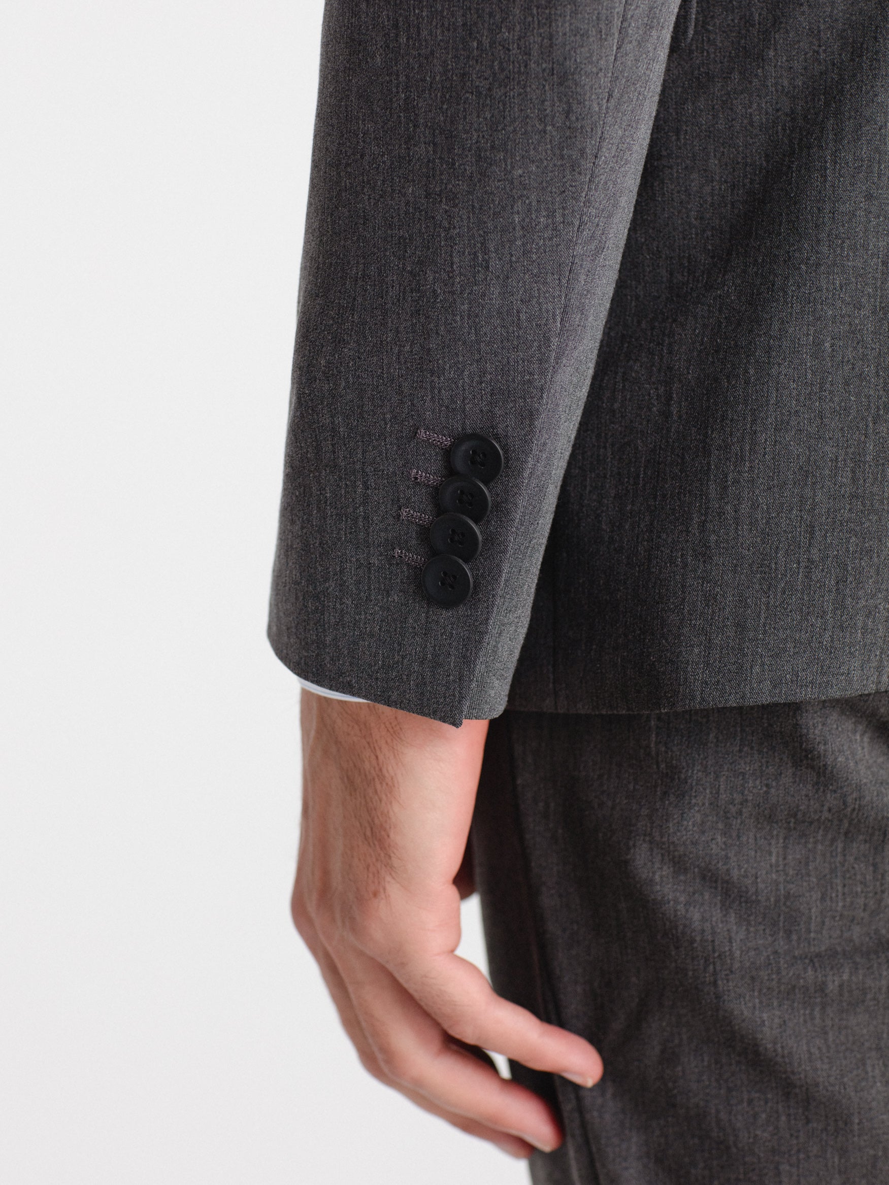 Americana de traje skinny fit liso