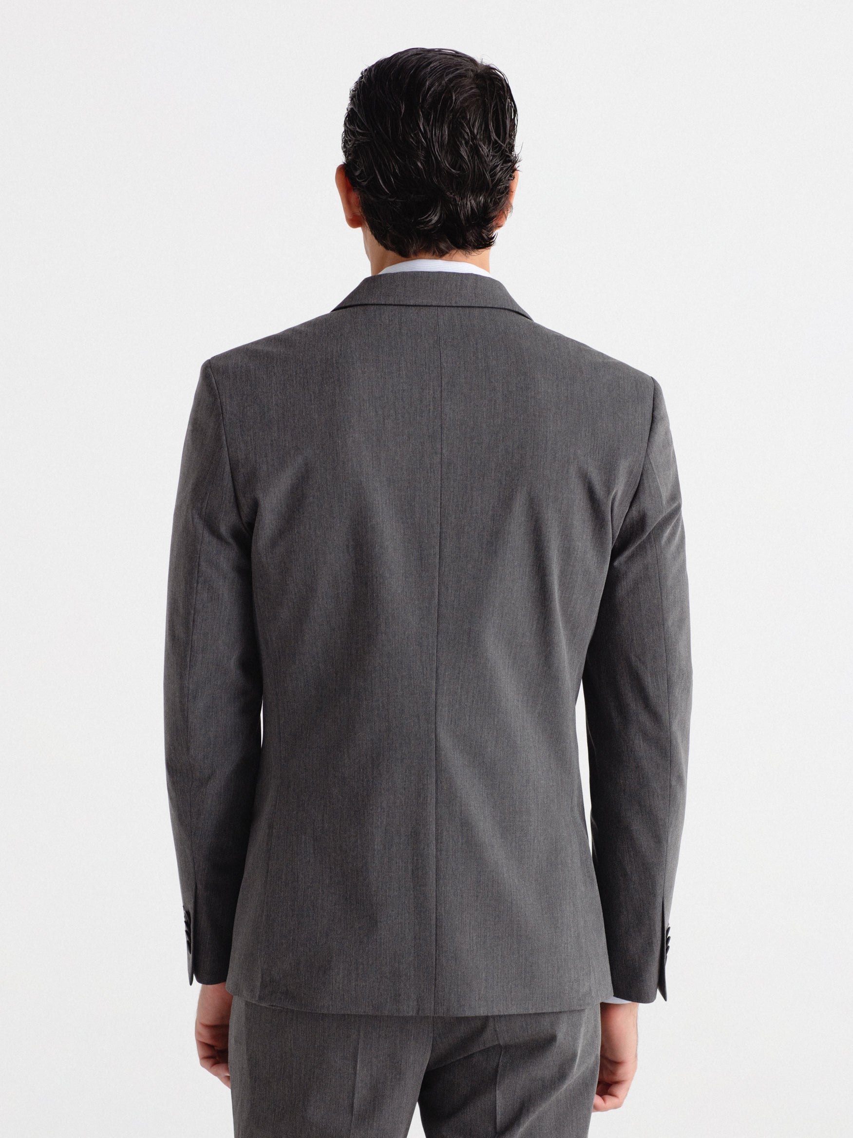 Americana de traje skinny fit liso