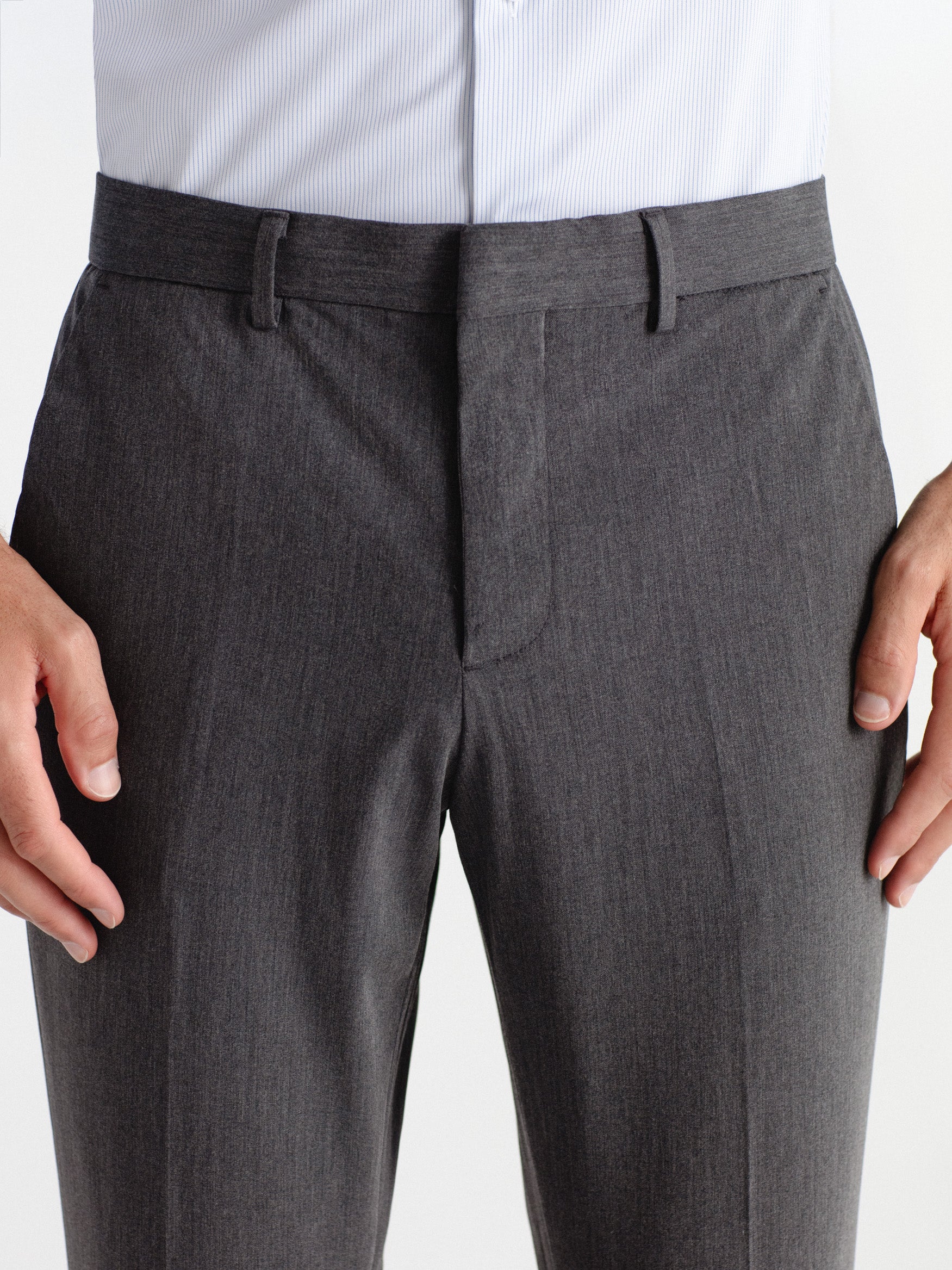 Plain skinny fit suit trousers