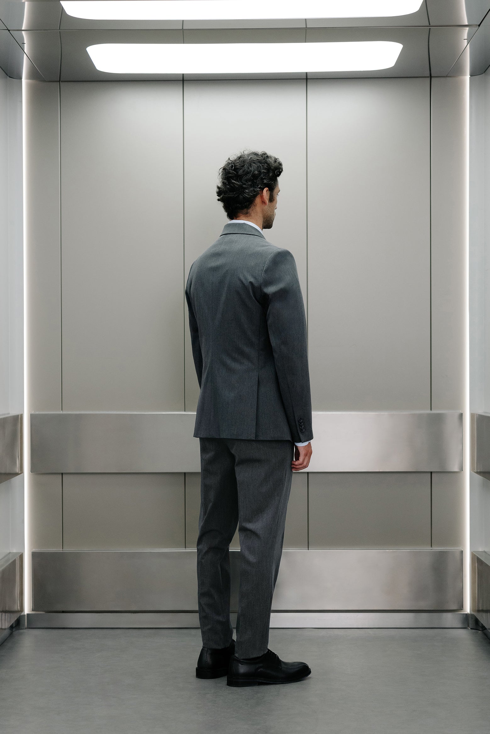 Plain skinny fit suit trousers