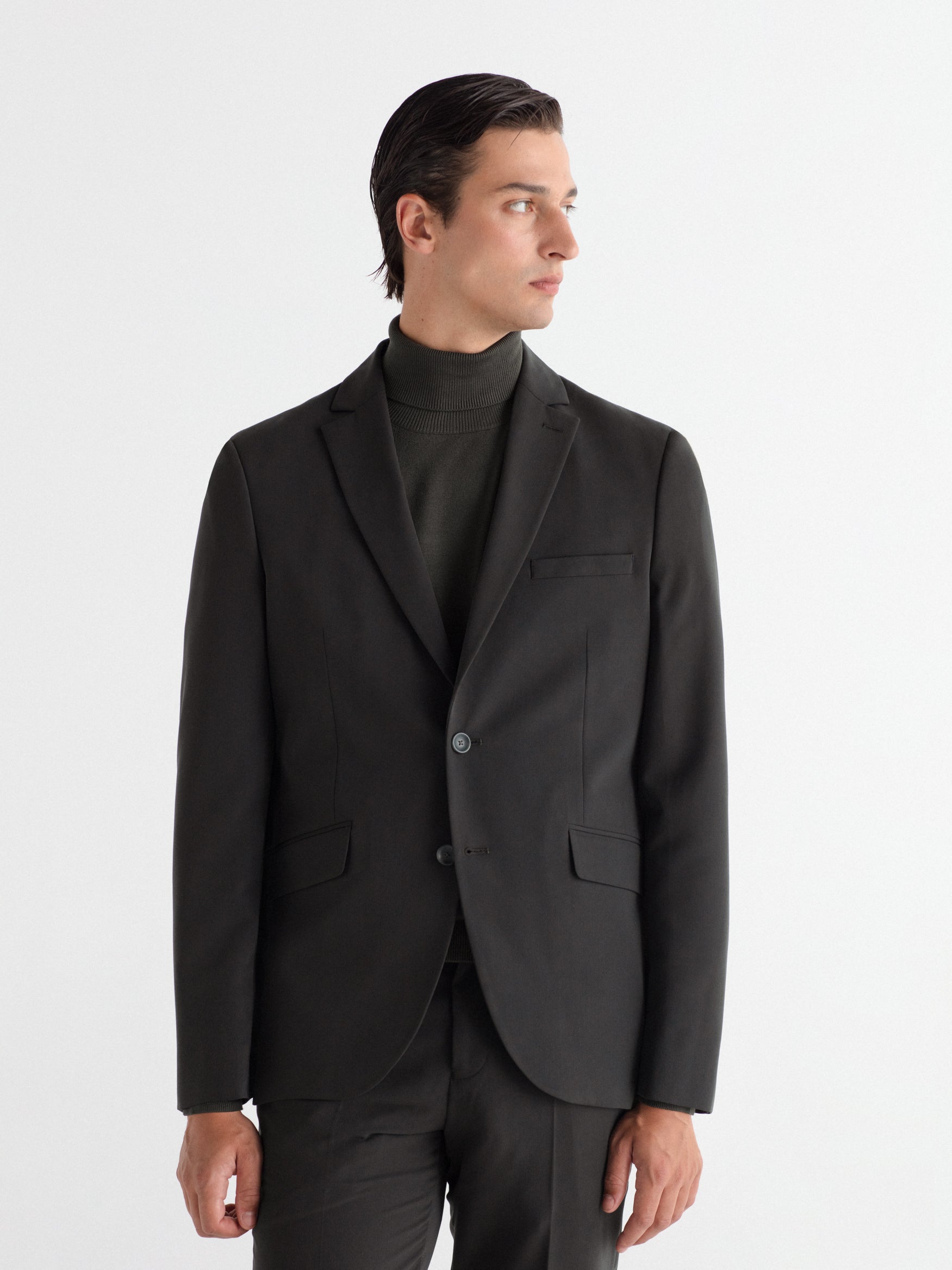 Americana traje slim fit liso