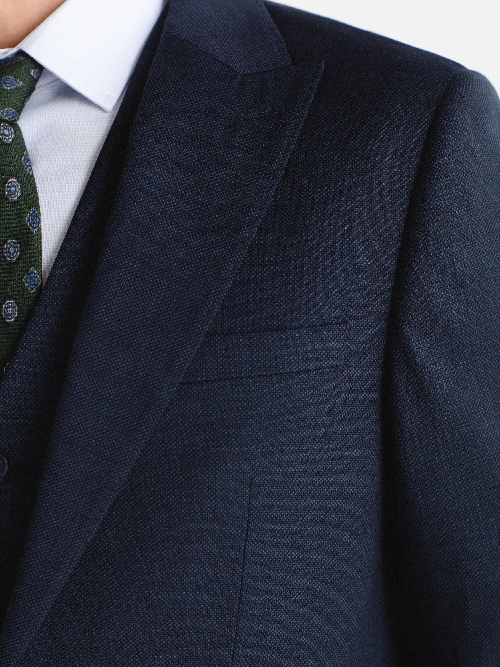 Americana slim fit lana ojo de perdiz