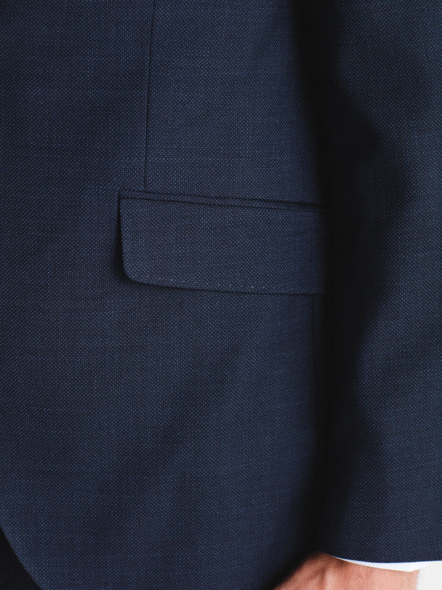 Americana slim fit lana ojo de perdiz