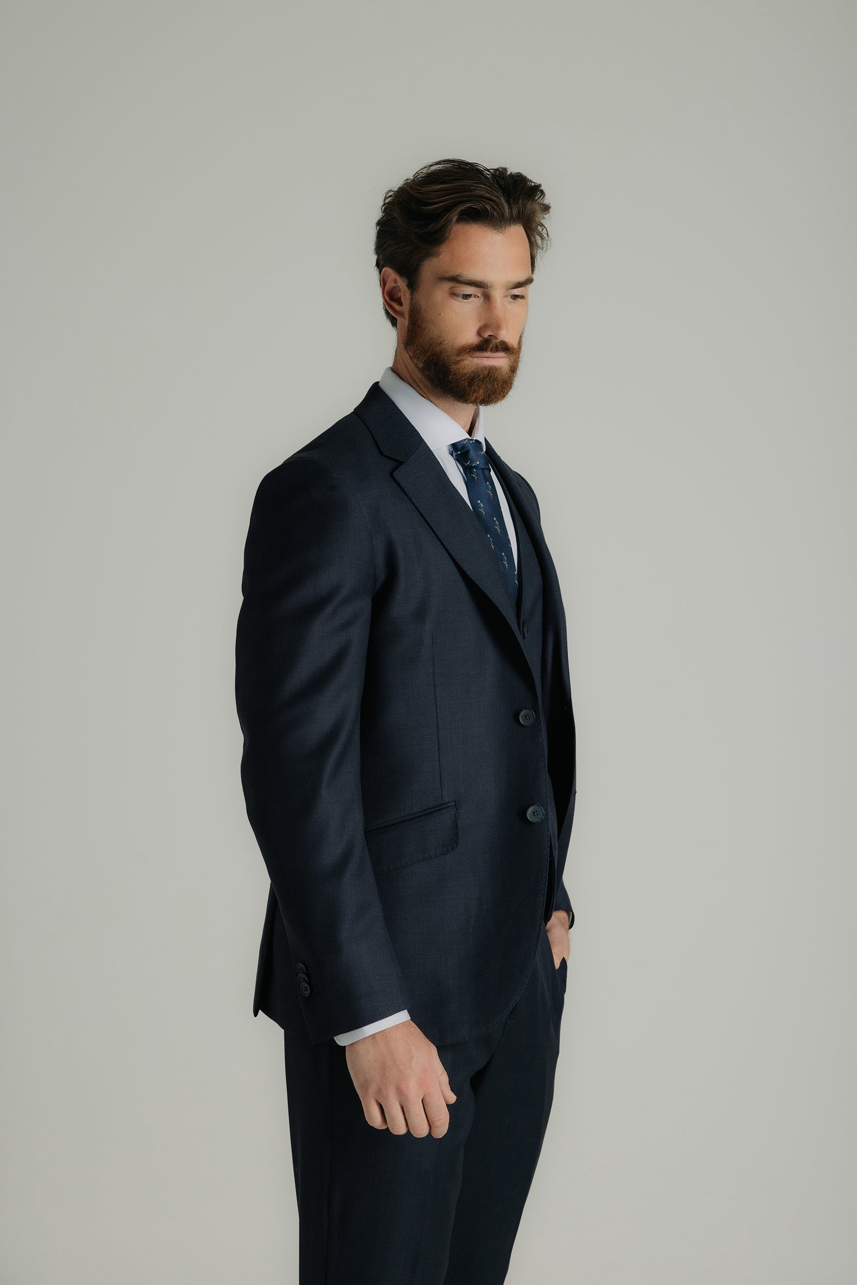 100% wool suit jacket