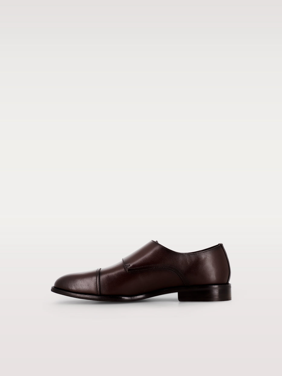 Zapato vestir clásico dos hebillas