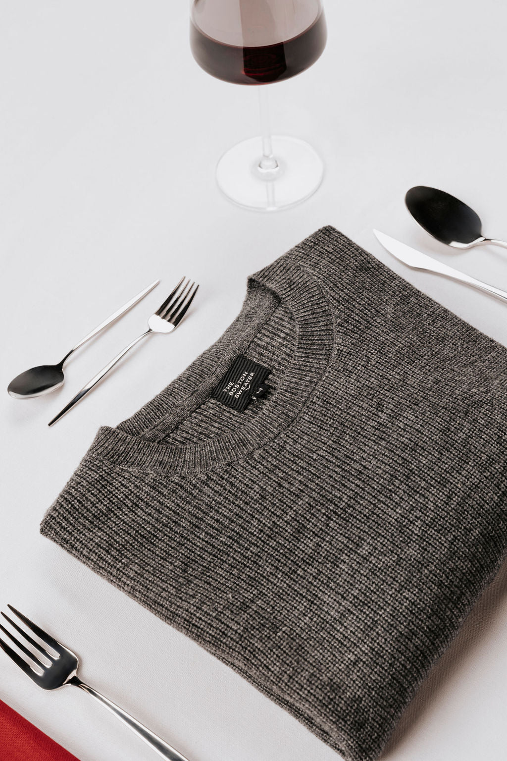 Jersey lana cuello caja punto inglés