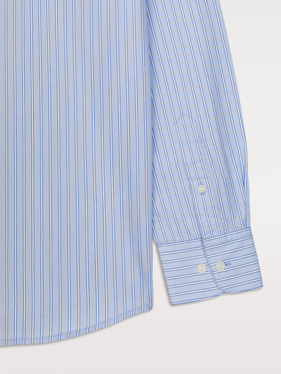 Relaxed fit striped shirt