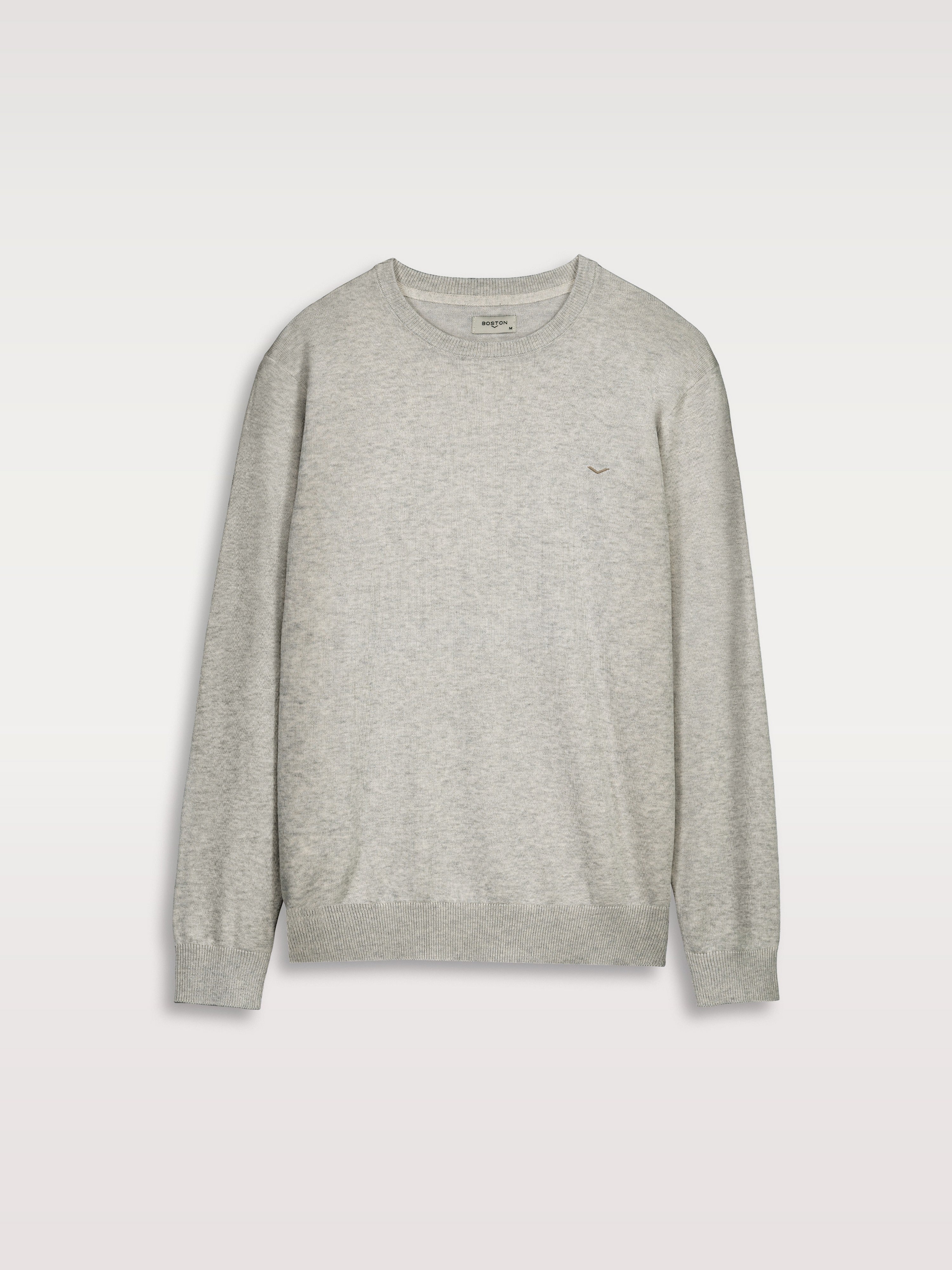 Jersey algodón cuello caja