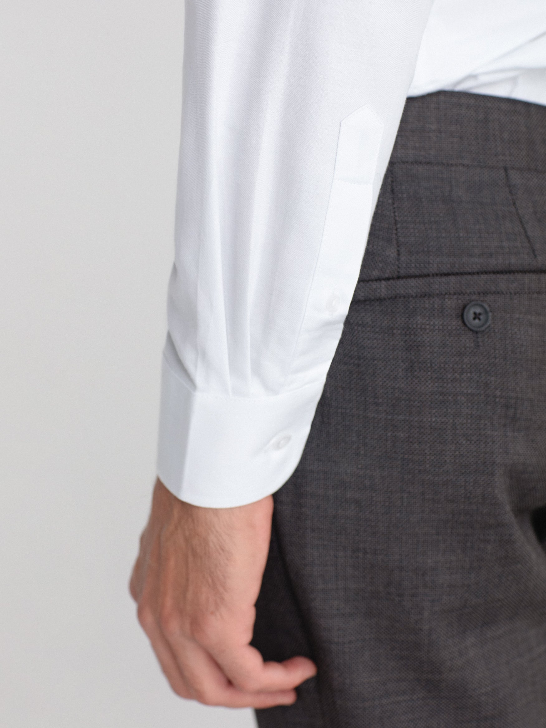 Camisa vestir slim fit fácil planchado