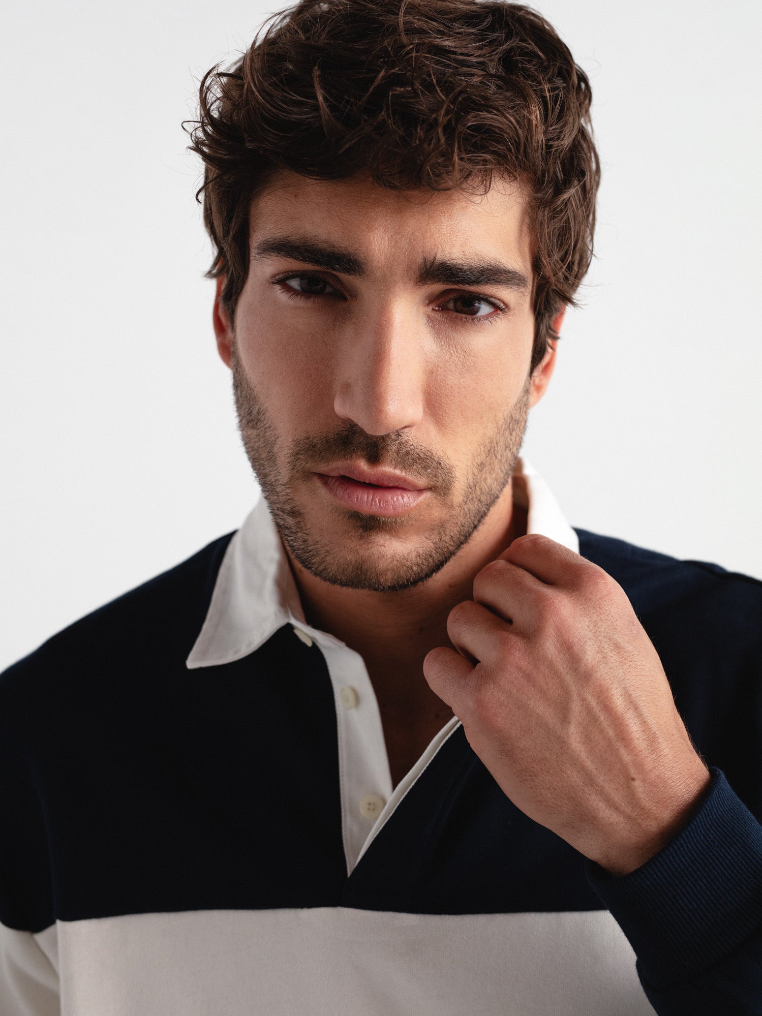 Sudadera regular fit rayas