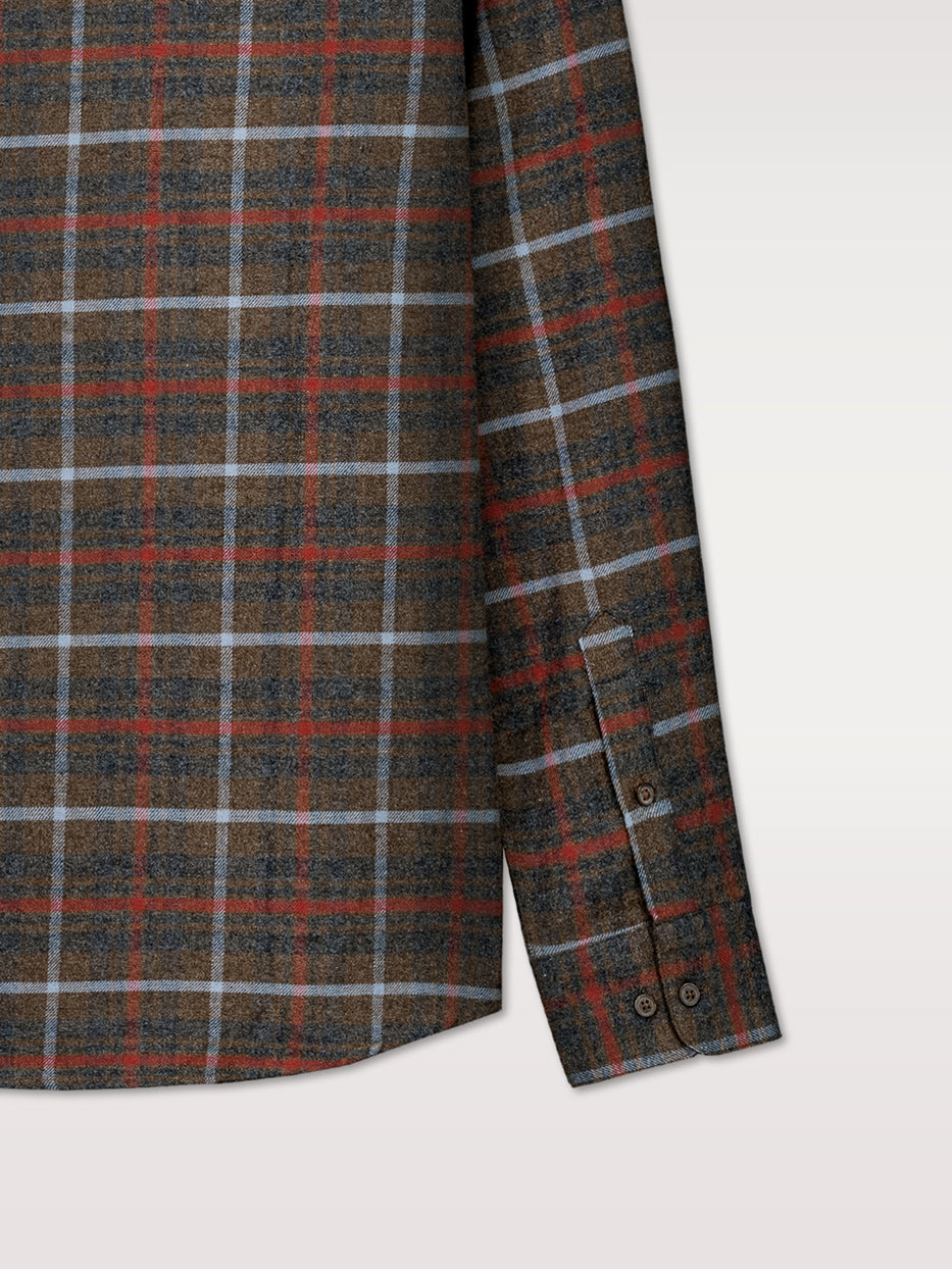 Regular fit plaid shirt