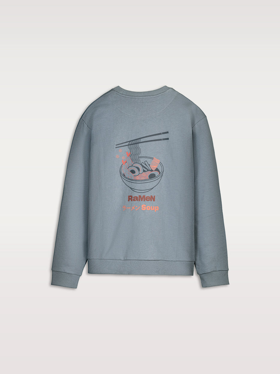 Sudadera confort gráfica abstracta