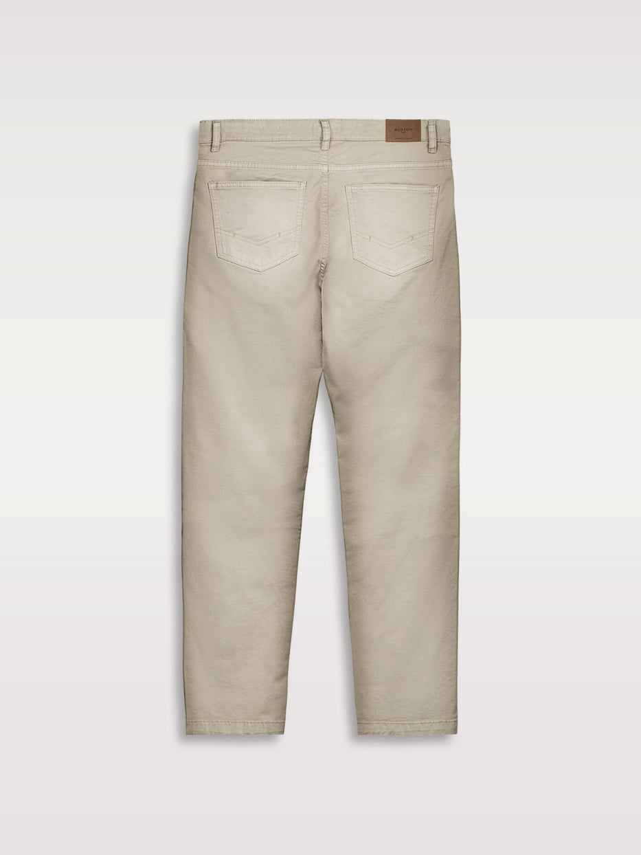 Pantalón slim fit sarga 5b