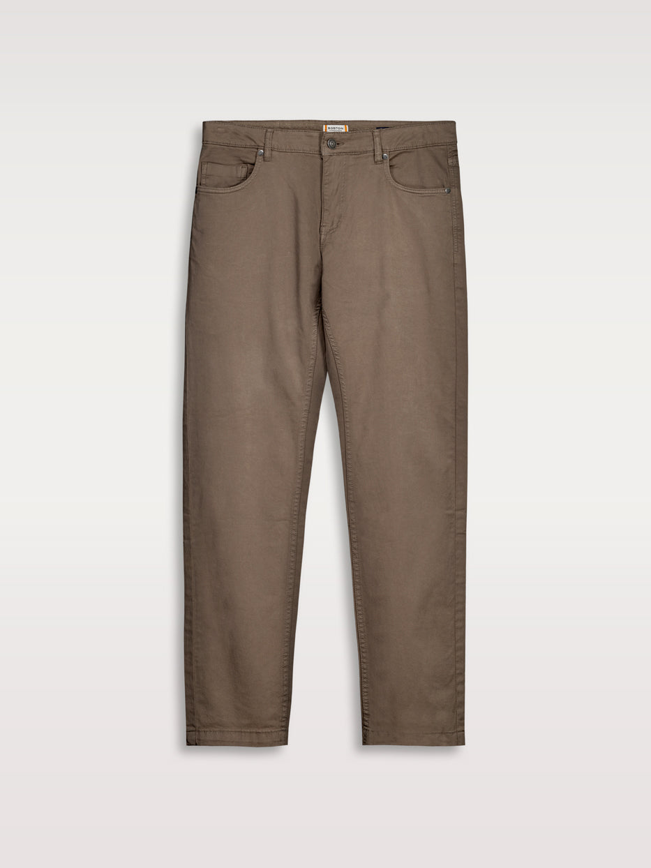 Pantalón slim fit sarga 5b