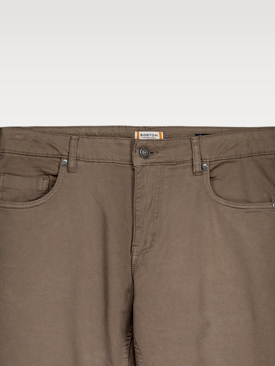 Pantalón slim fit sarga 5b