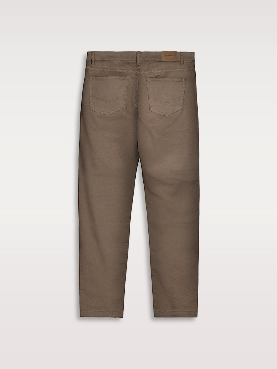 Pantalón slim fit sarga 5b