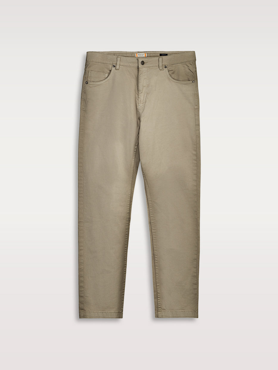 Pantalón slim fit sarga 5b