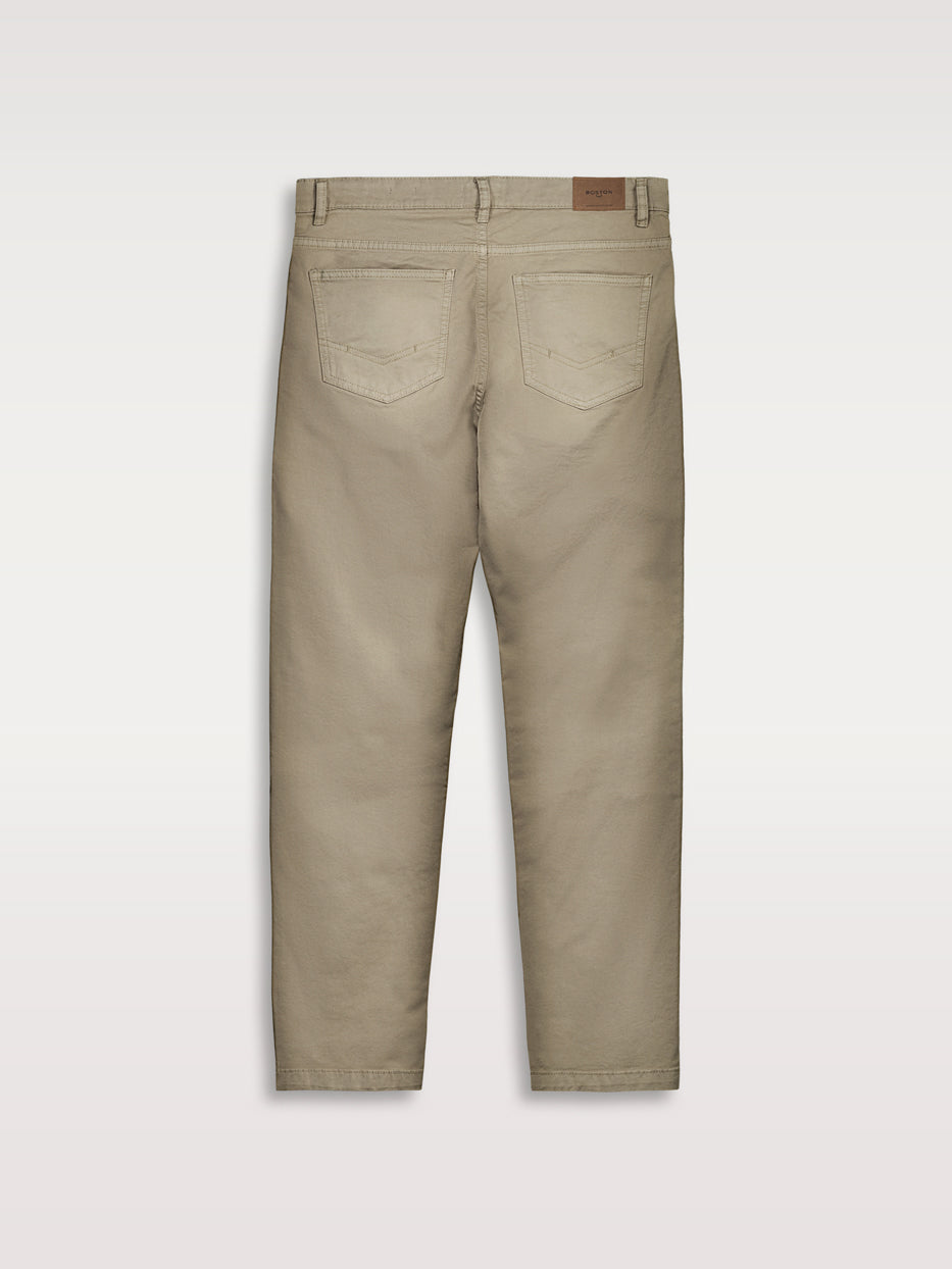 Pantalón slim fit sarga 5b