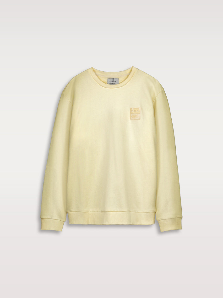 Sudadera confort etiqueta