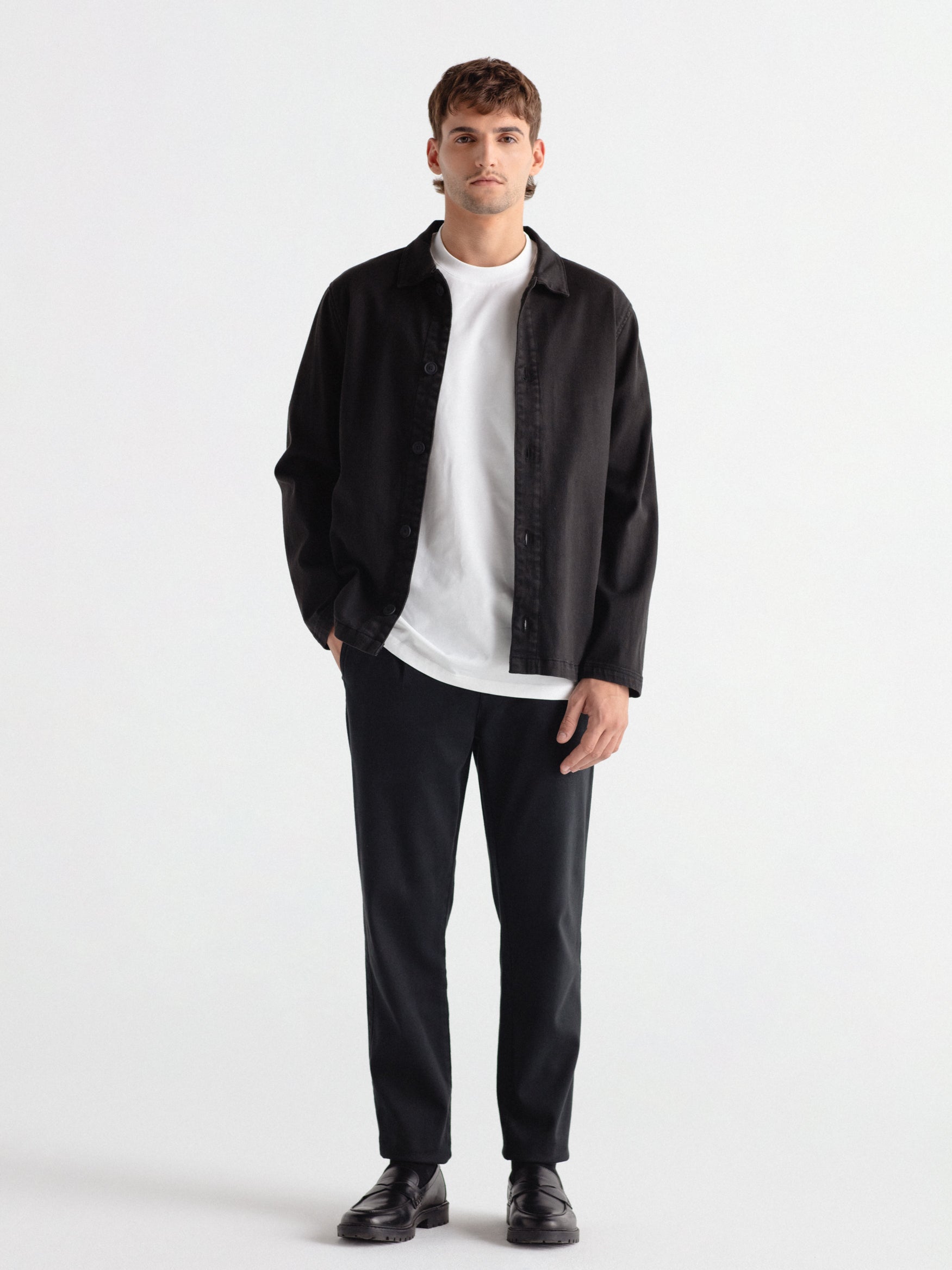 Pantalón algodón con pinzas