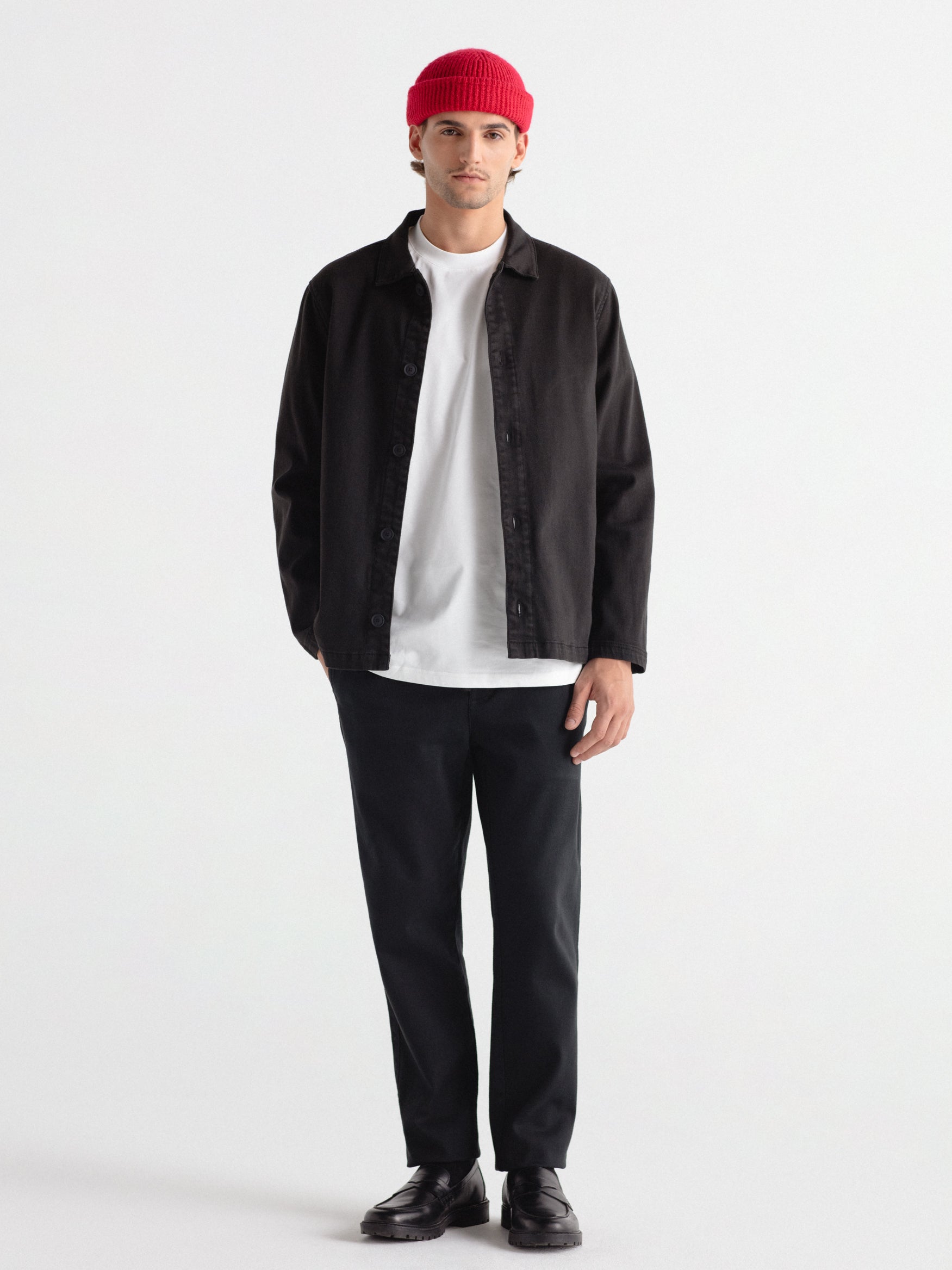 Pantalón algodón con pinzas