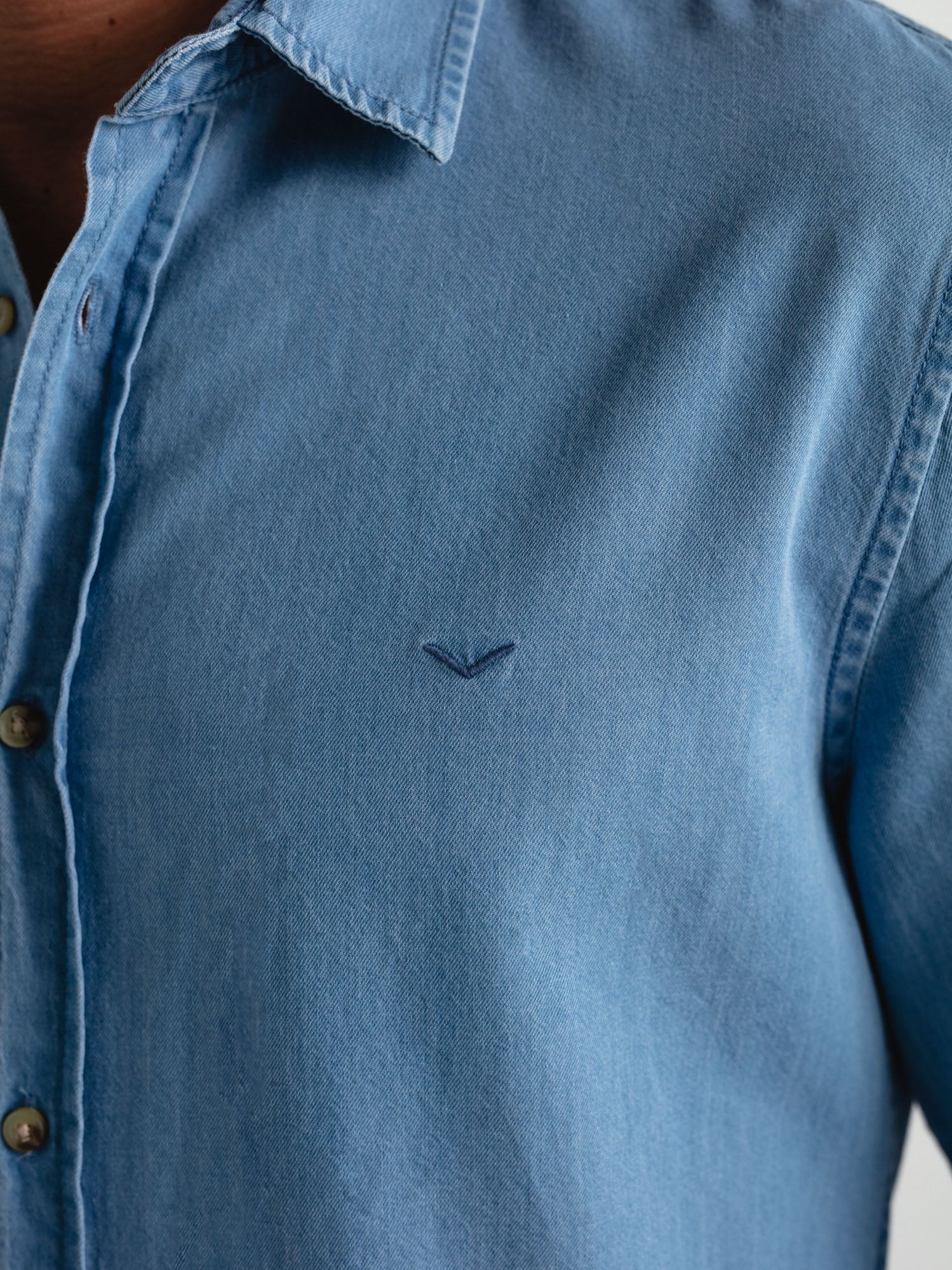 Camisa slim fit tejana