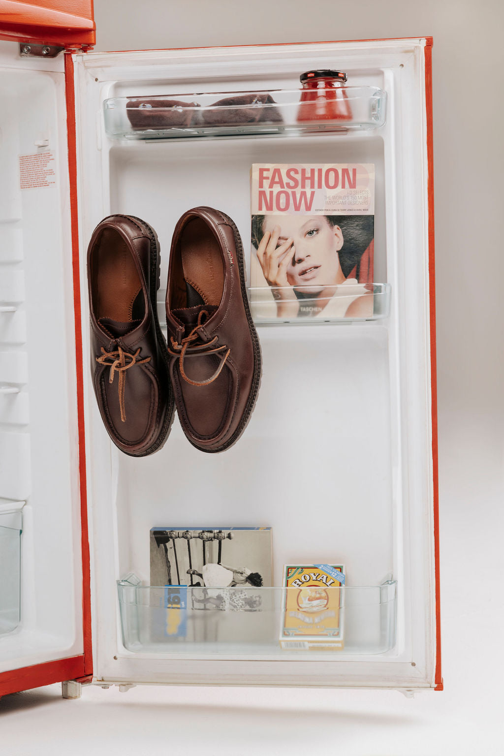 Wallabee leather shoe